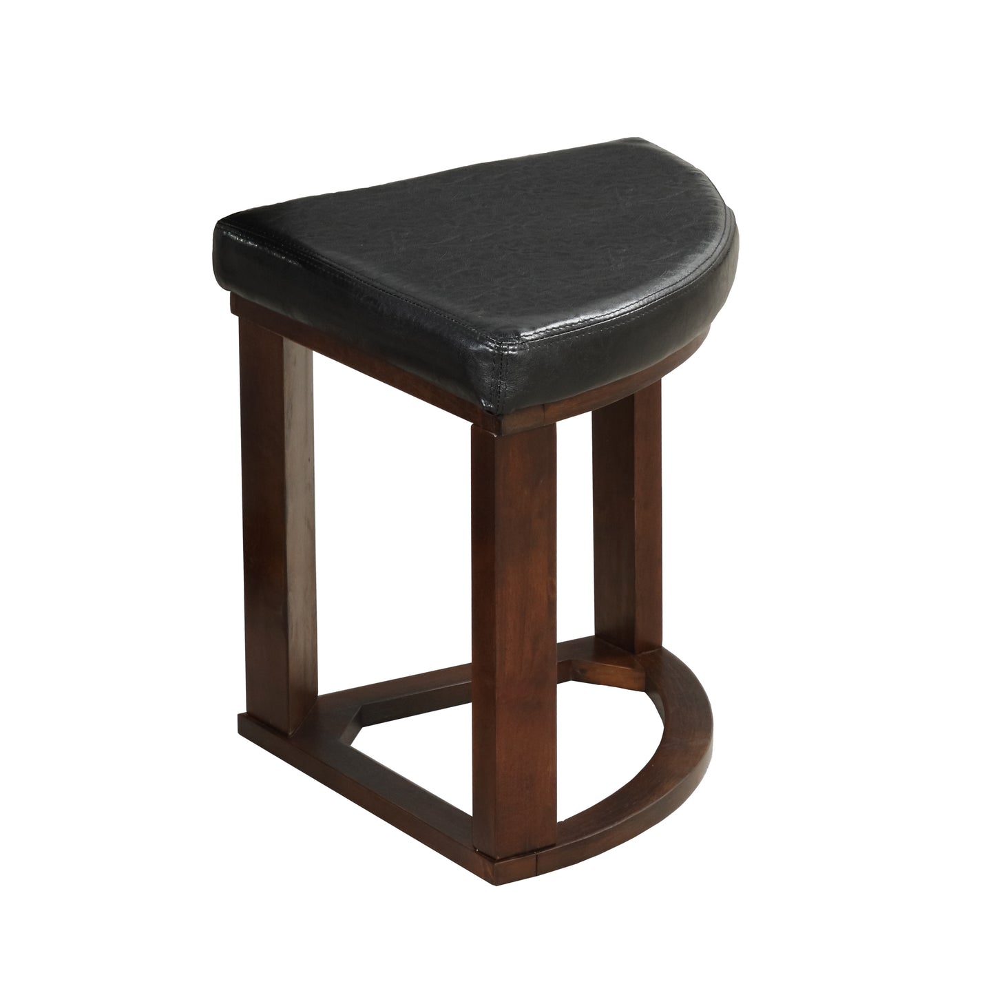 Solid Wood Glass Top Dining Table w/ 4 Chairs