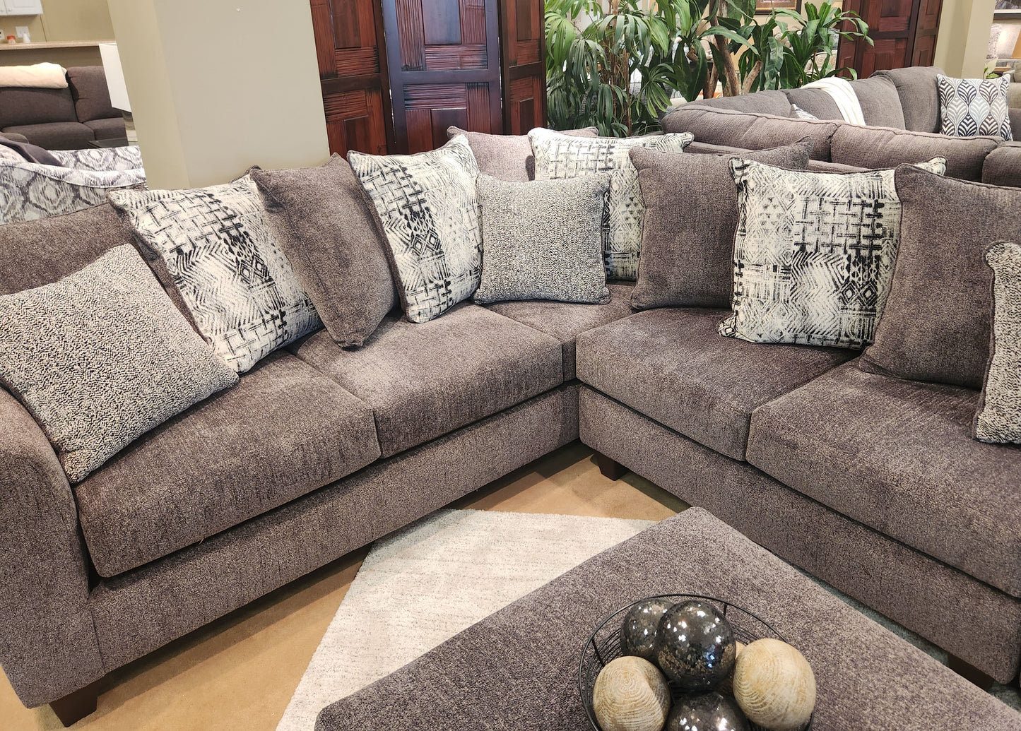 Davoz Upholstered Living Room Collection, Tori Slate