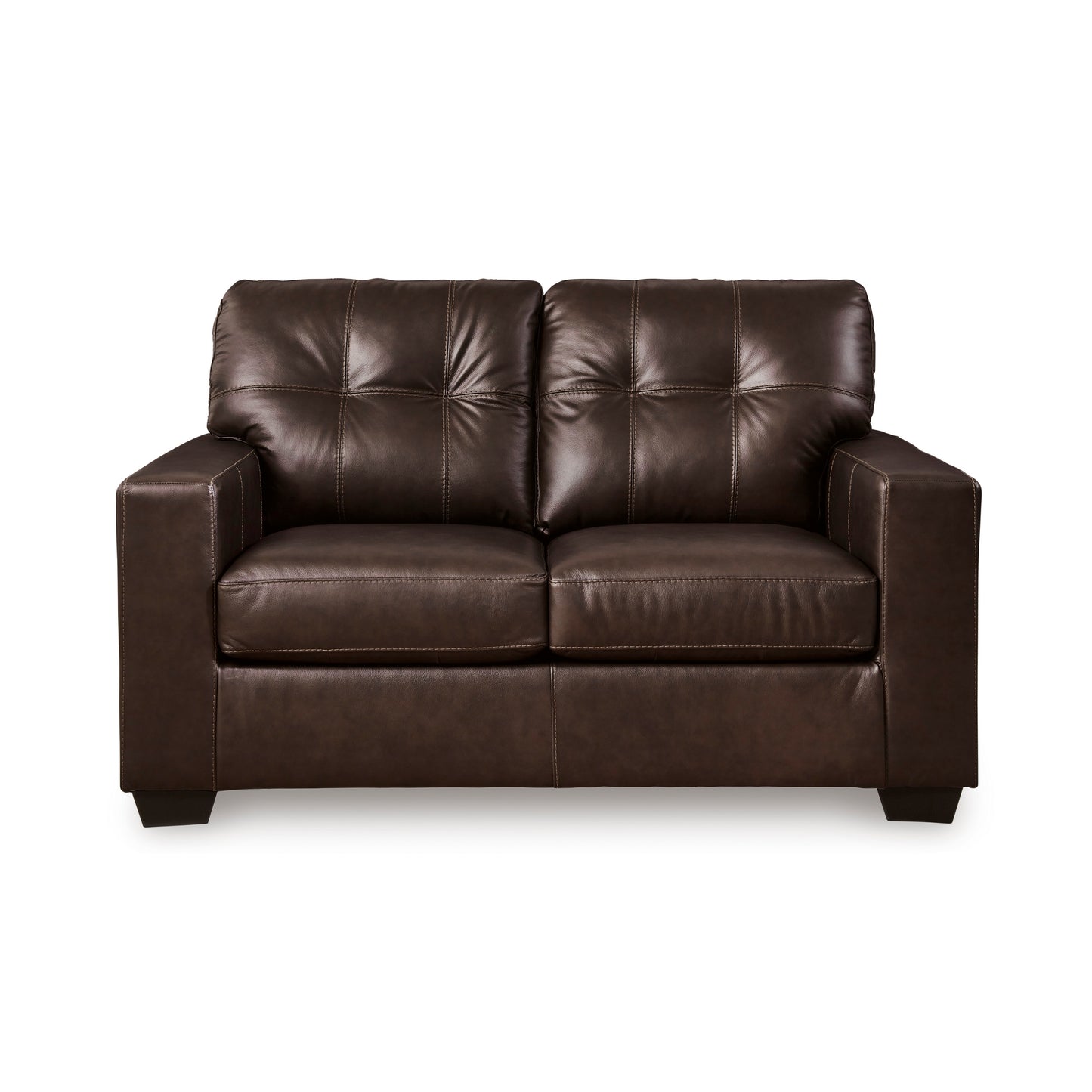 Roundhill Furniture Holmes Leather Upholstered Loveseat
