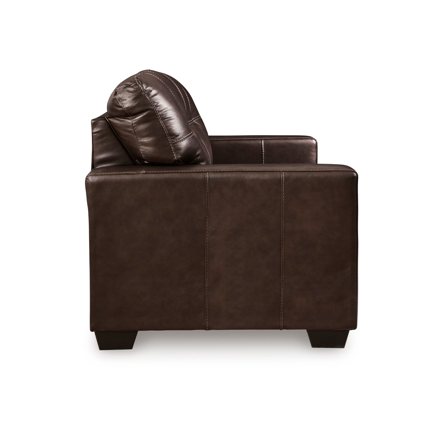Roundhill Furniture Holmes Leather Upholstered Loveseat