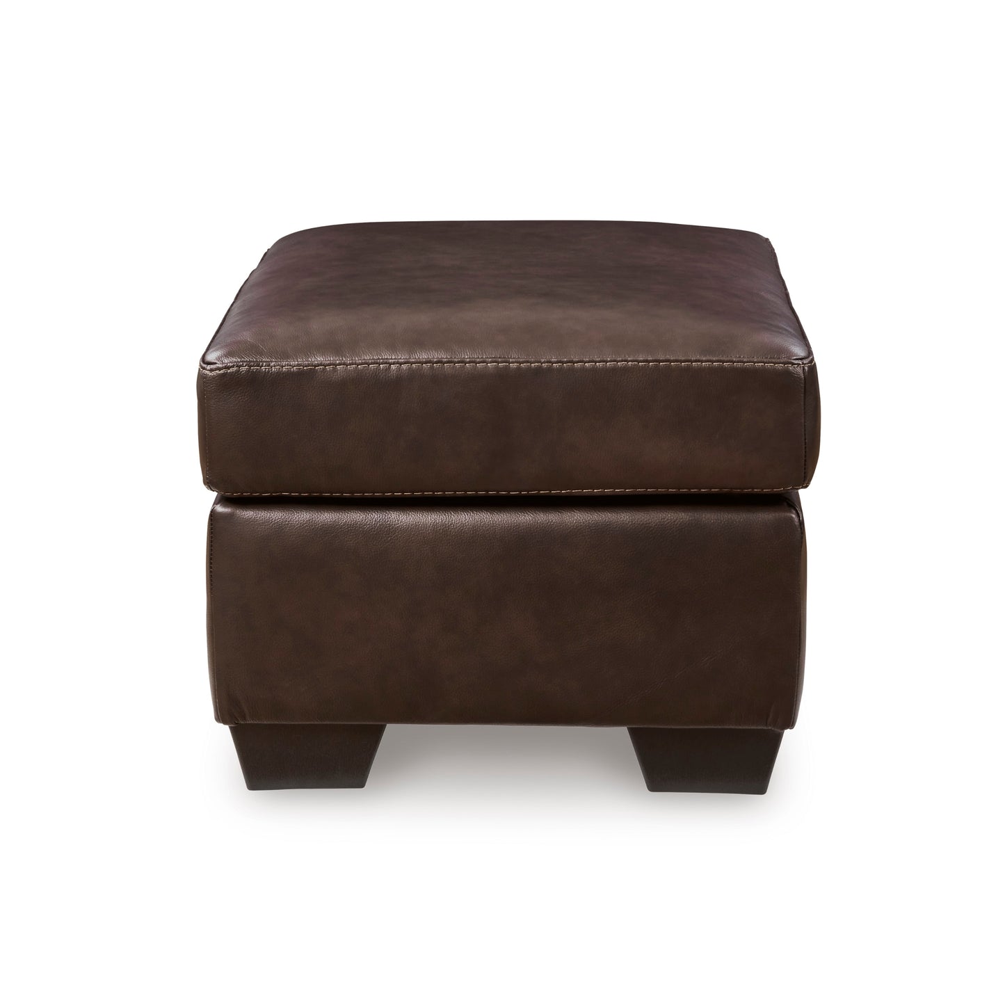 Roundhill Furniture Holmes Leather Upholstered Ottoman