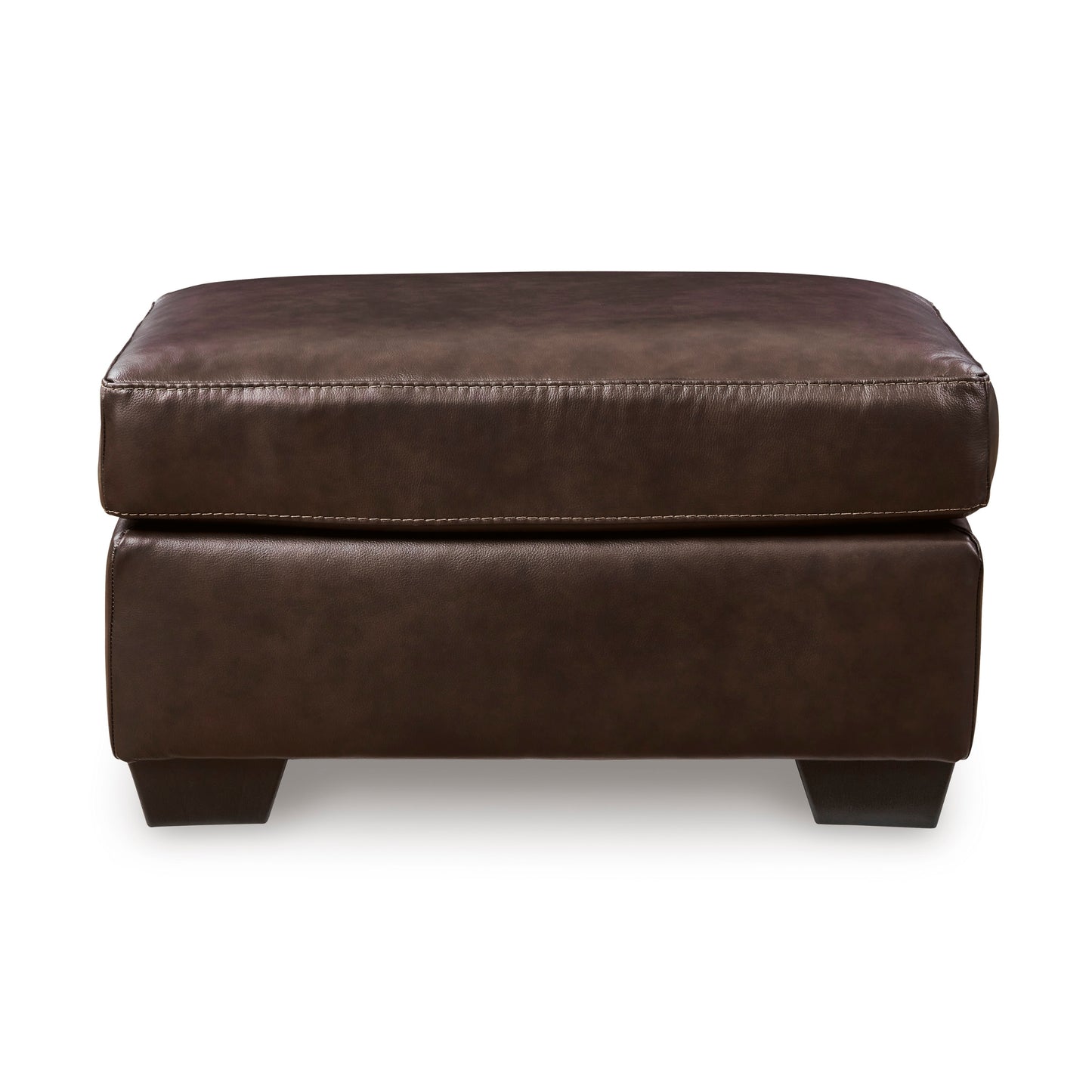 Roundhill Furniture Holmes Leather Upholstered Ottoman