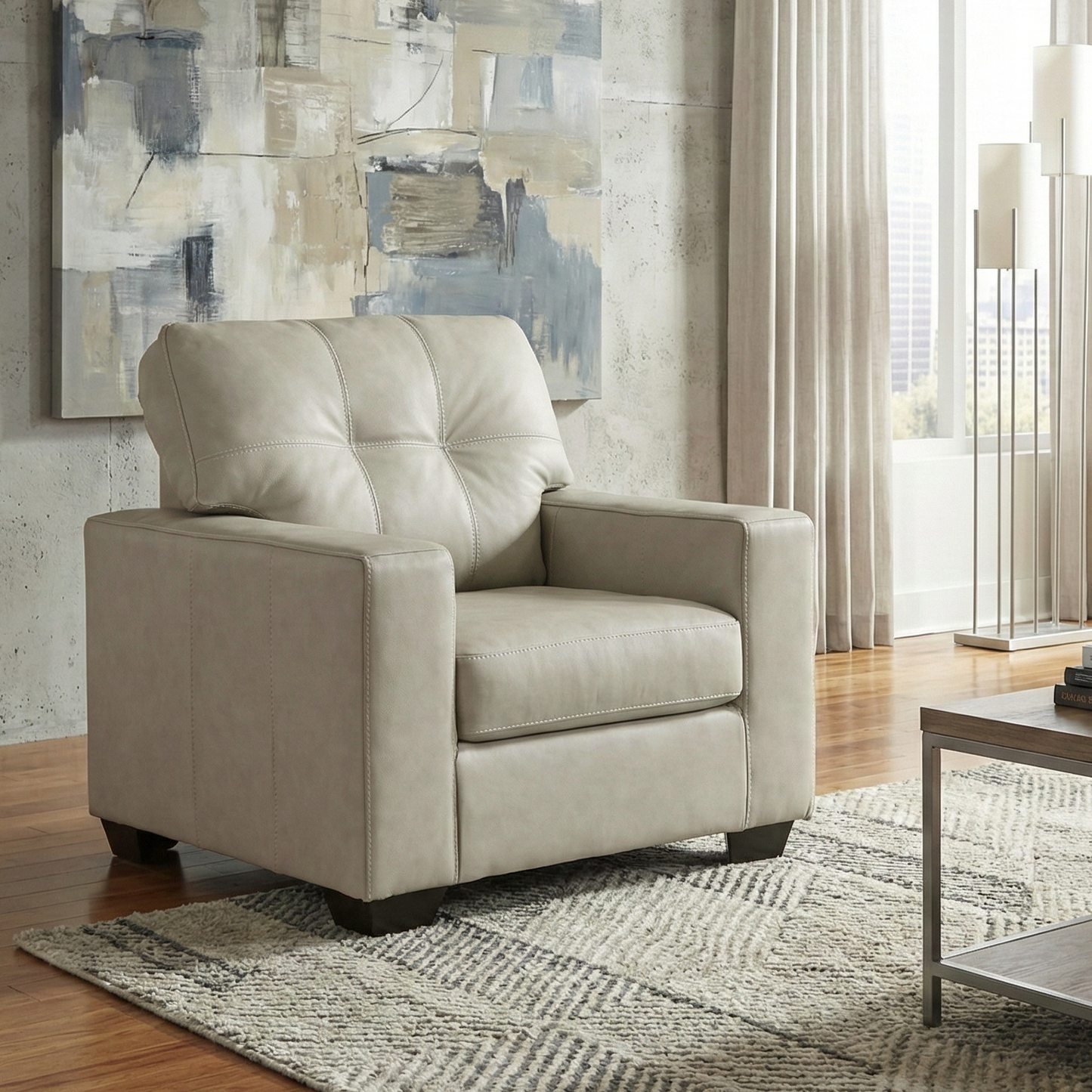 Roundhill Furniture Holmes Leather Living Room Collection