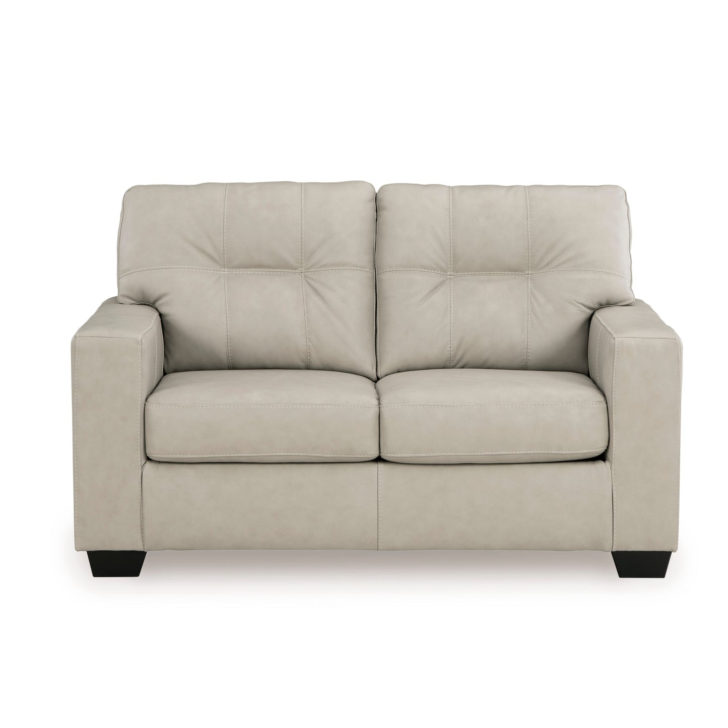 Roundhill Furniture Holmes Leather Upholstered Loveseat