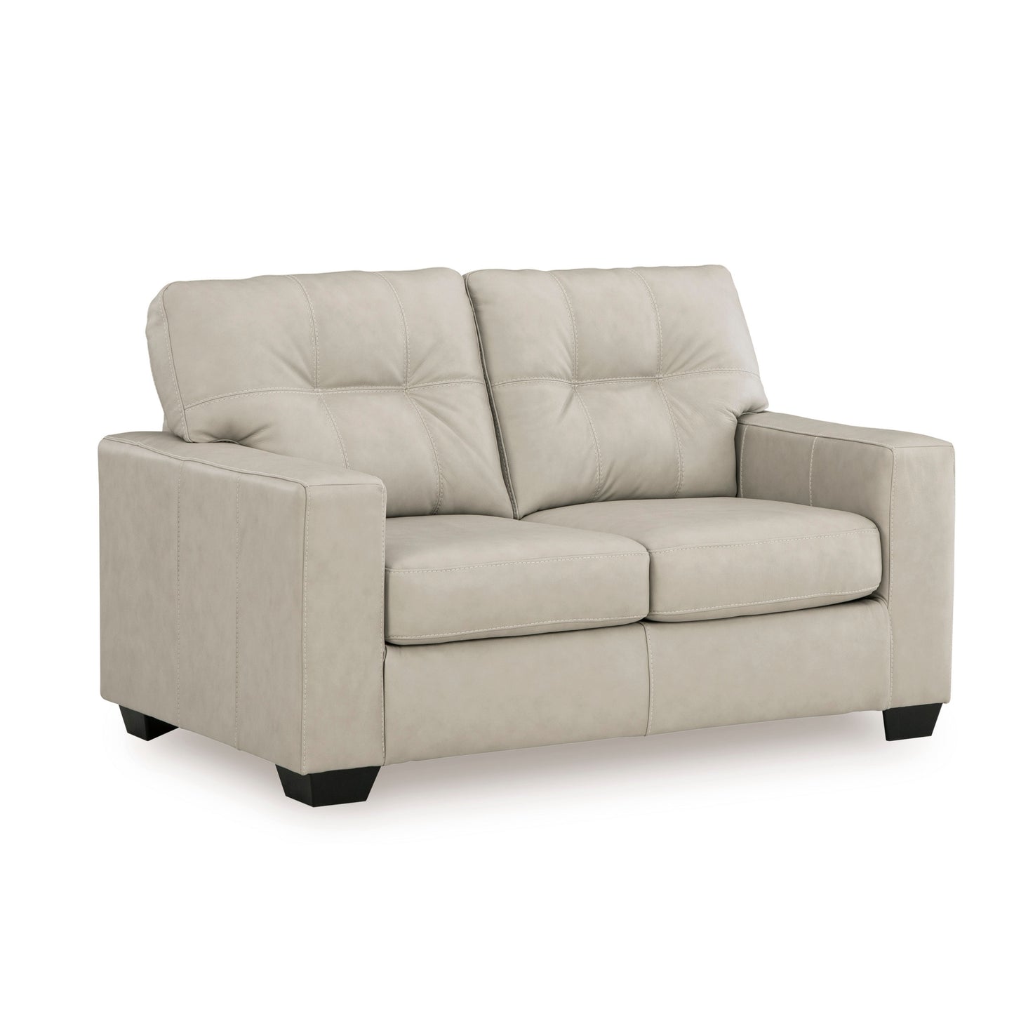 Roundhill Furniture Holmes Leather Upholstered Loveseat