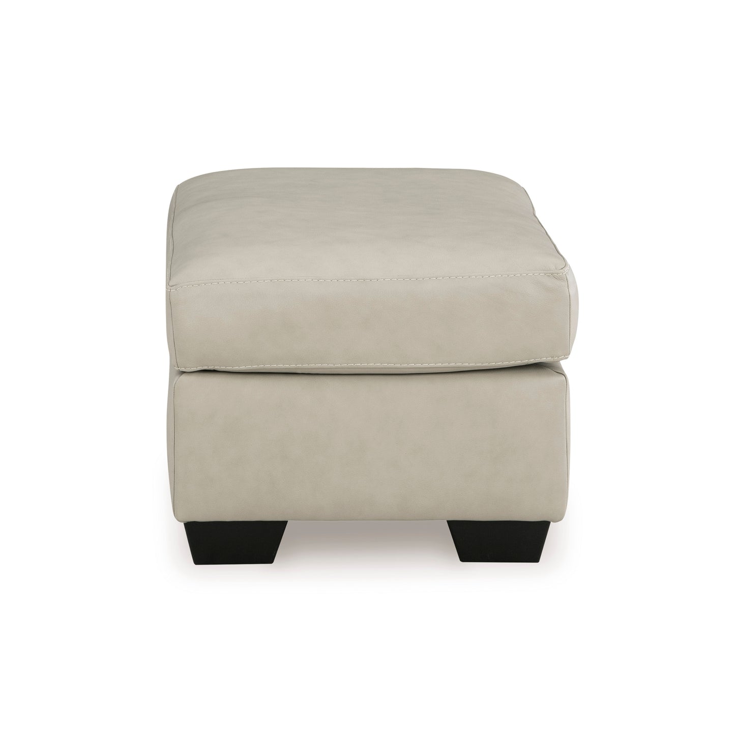 Roundhill Furniture Holmes Leather Upholstered Ottoman