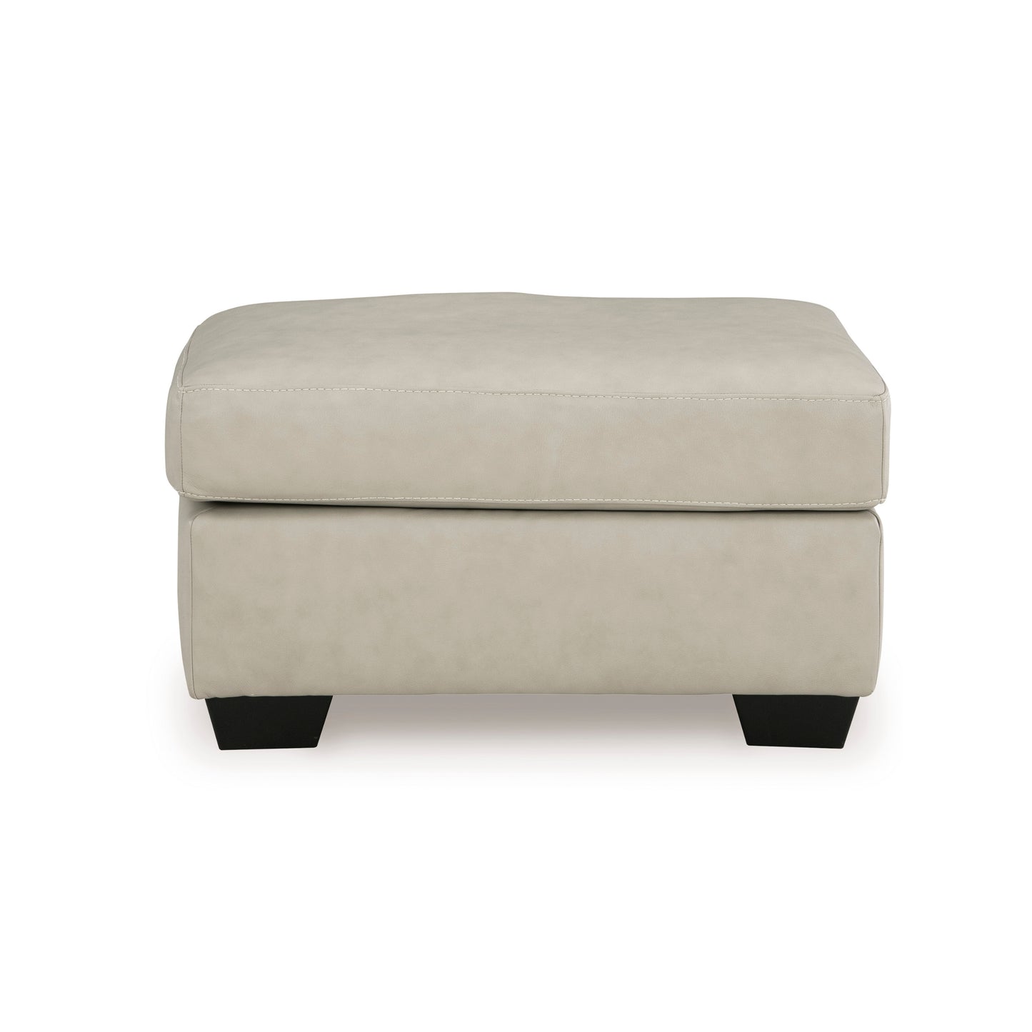 Roundhill Furniture Holmes Leather Upholstered Ottoman