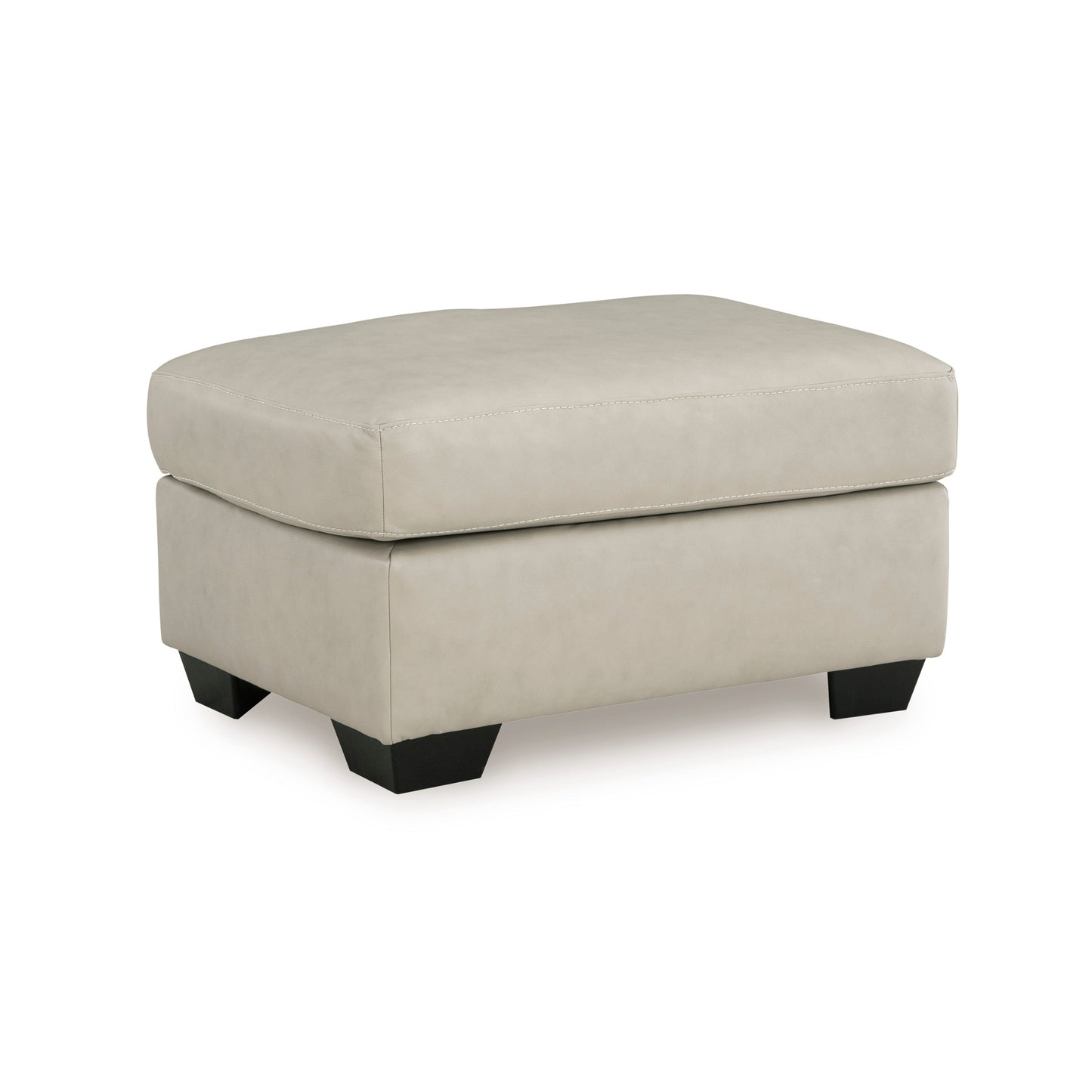 Roundhill Furniture Holmes Leather Upholstered Ottoman