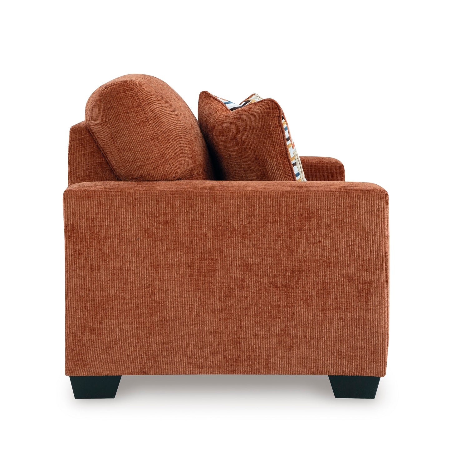 Roundhill Furniture Amoria Living Room Collection, Rust Terra Chenille Upholstery