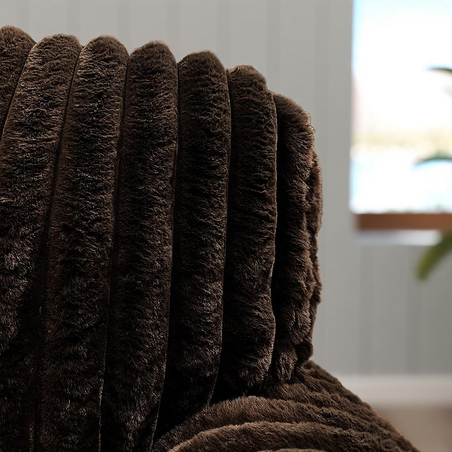 Roundhill Furniture Solenne Living Room Collection, Oversized Sofa, Loveseat, Chair and a Half, and Ottoman with Jumbo Corduroy Upholstery, Reversible Cushions