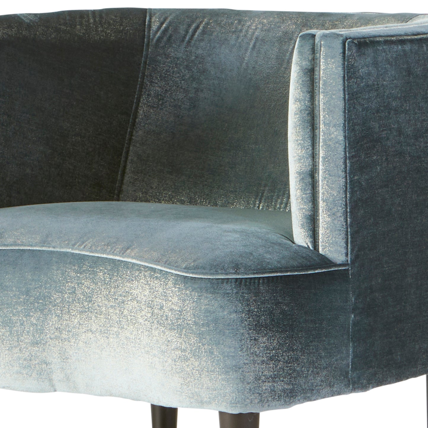 Roundhill Furniture Isla Chenille Oversized Living Room Barrel Accent Chair with Arms, Burnell Spa