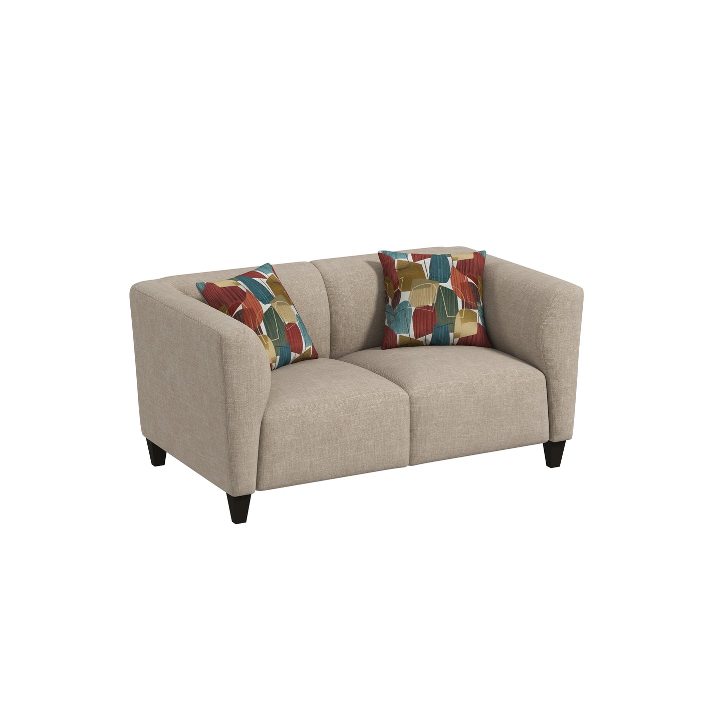 Roundhill Furniture Della Upholstered Stationary Loveseat