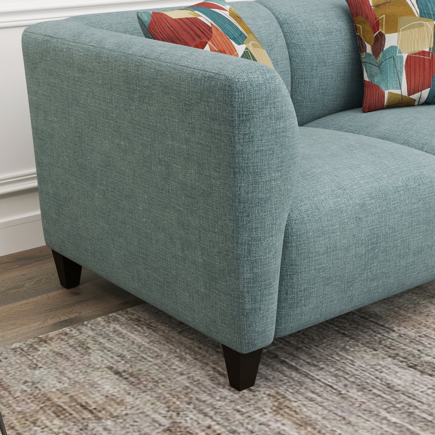 Roundhill Furniture Della Upholstered Stationary Loveseat