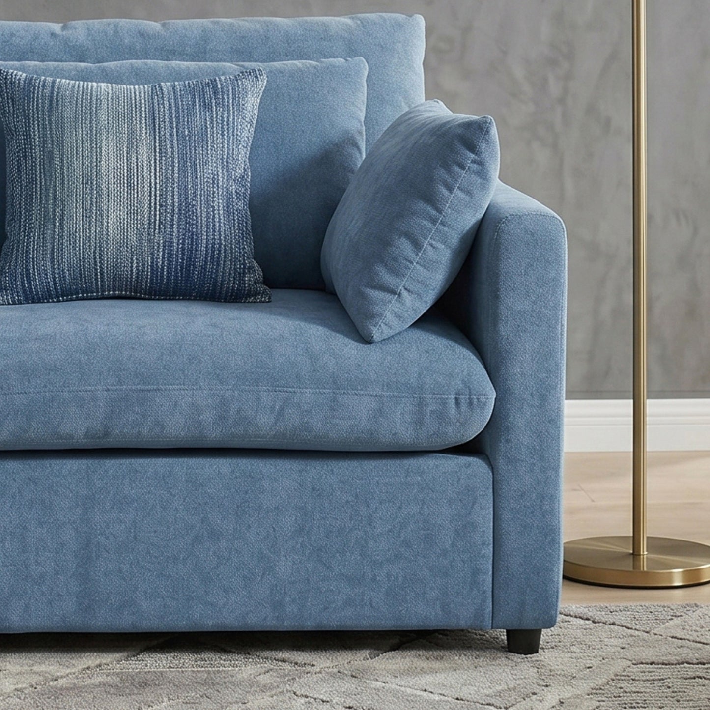 Roundhill Furniture Wilson Contemporary Upholstered Cuddle Chair