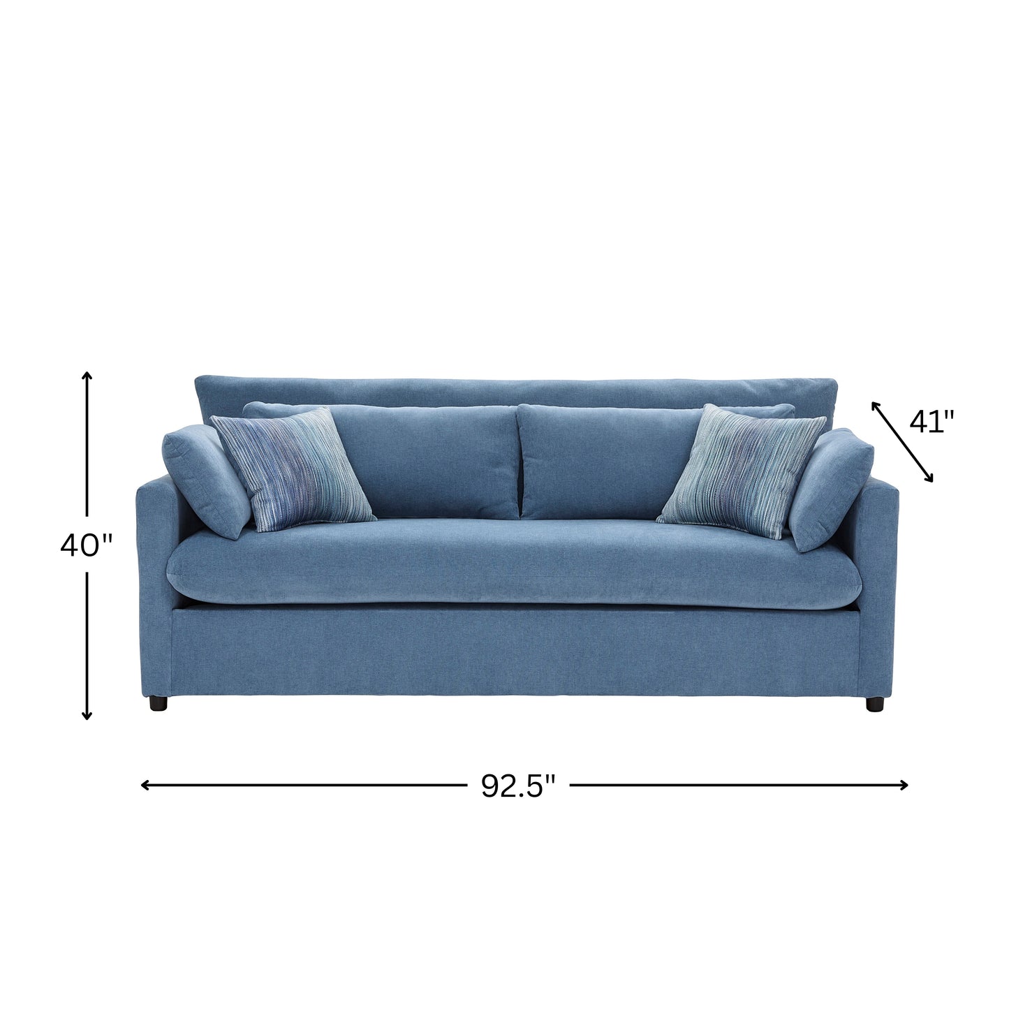 Roundhill Furniture Wilson Contemporary Upholstered Sofa