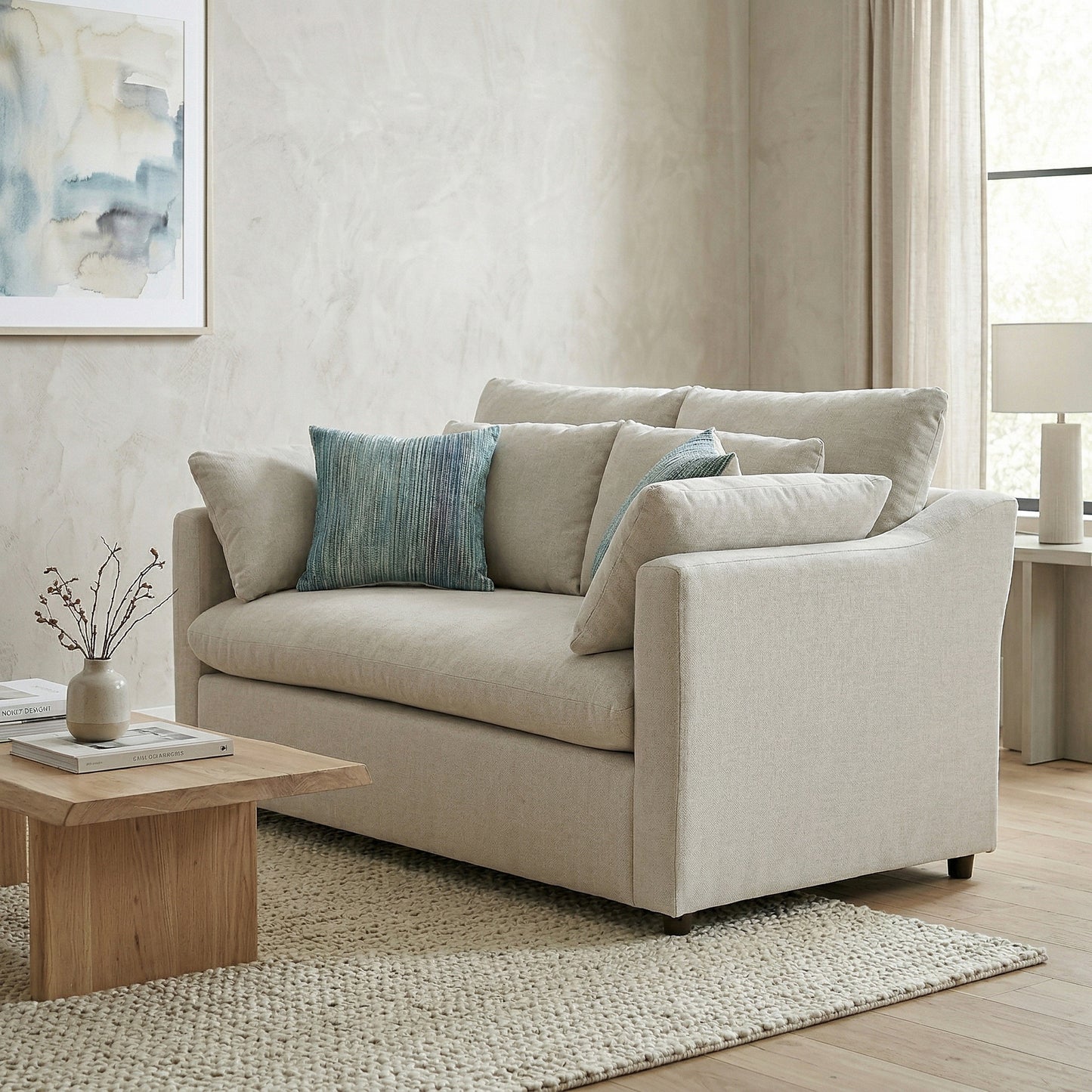 Roundhill Furniture Wilson Contemporary Upholstered Loveseat