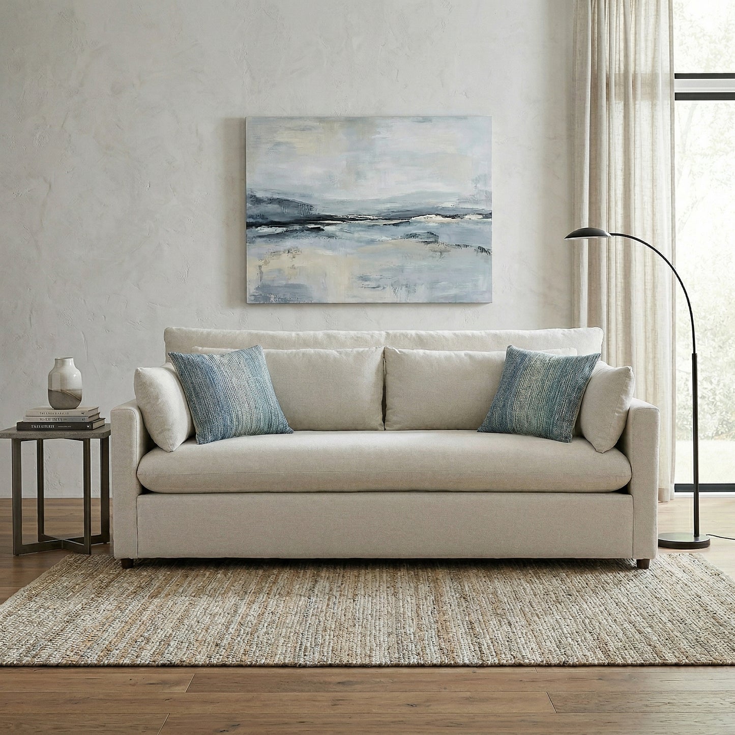 Roundhill Furniture Wilson Living Room Collection, Sofa Loveseat Cuddle Chair and Ottoman