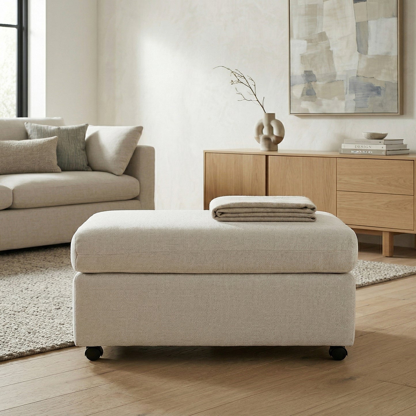 Roundhill Furniture Wilson Living Room Collection, Sofa Loveseat Cuddle Chair and Ottoman