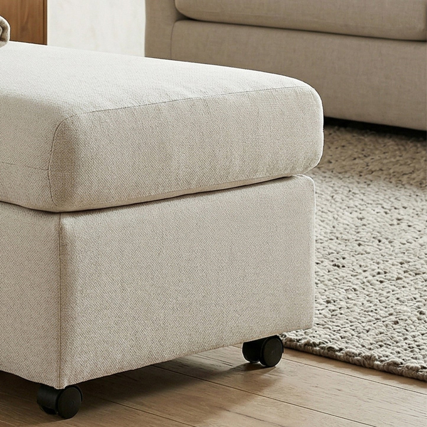 Roundhill Furniture Wilson Living Room Collection, Sofa Loveseat Cuddle Chair and Ottoman