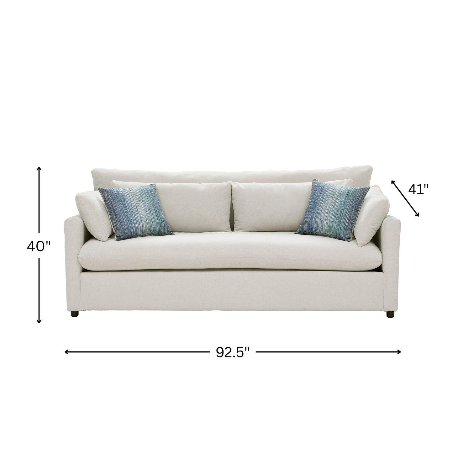 Roundhill Furniture Wilson Contemporary Upholstered Sofa