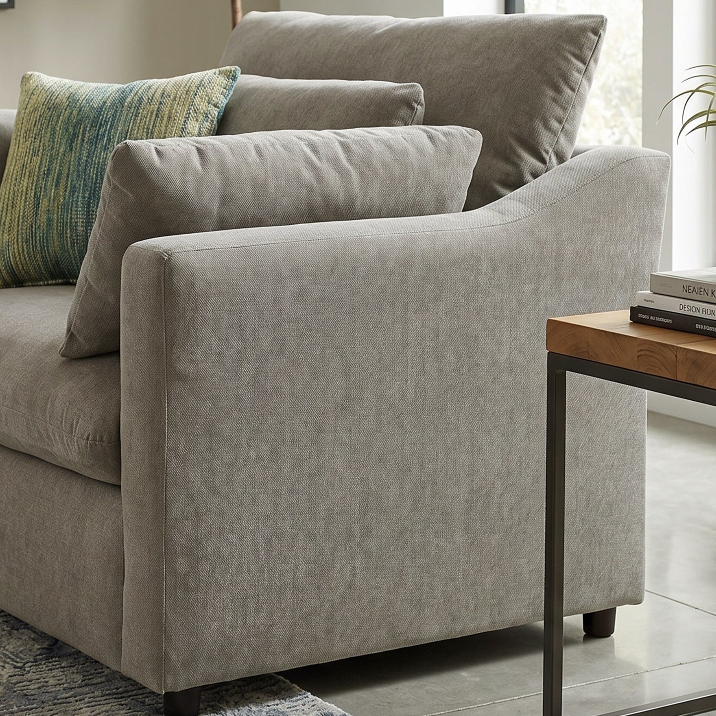 Roundhill Furniture Wilson Contemporary Upholstered Cuddle Chair