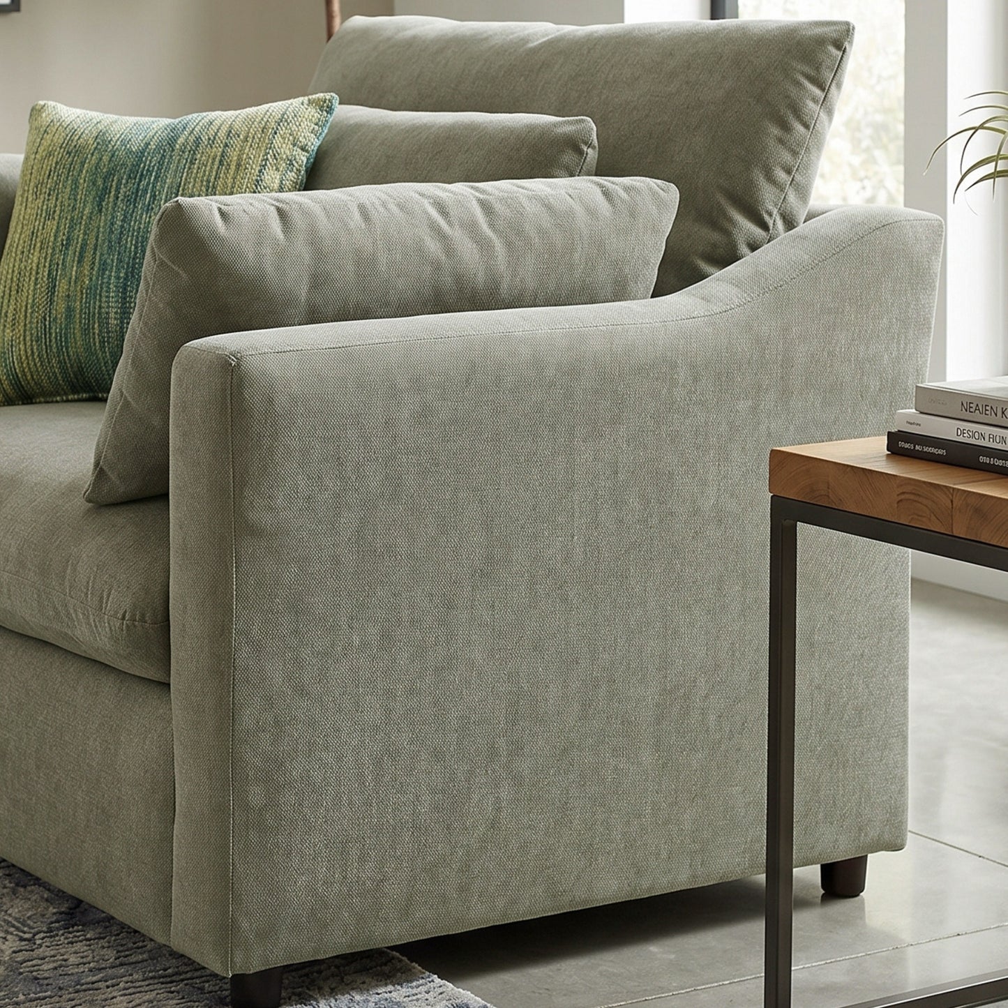 Roundhill Furniture Wilson Contemporary Upholstered Cuddle Chair