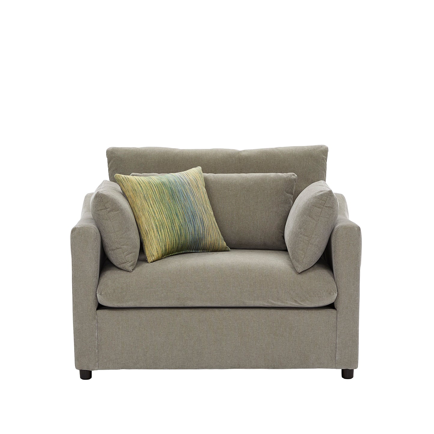Roundhill Furniture Wilson Contemporary Upholstered Cuddle Chair