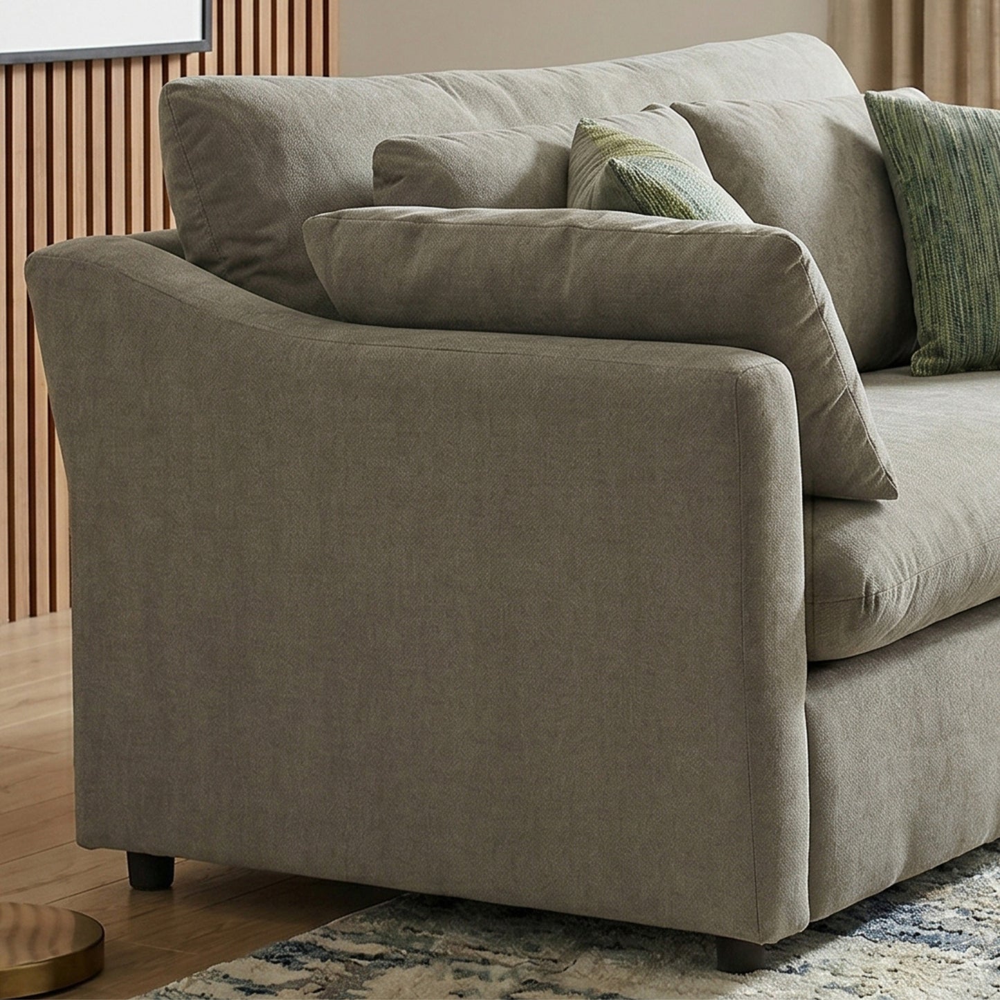 Roundhill Furniture Wilson Contemporary Upholstered Loveseat