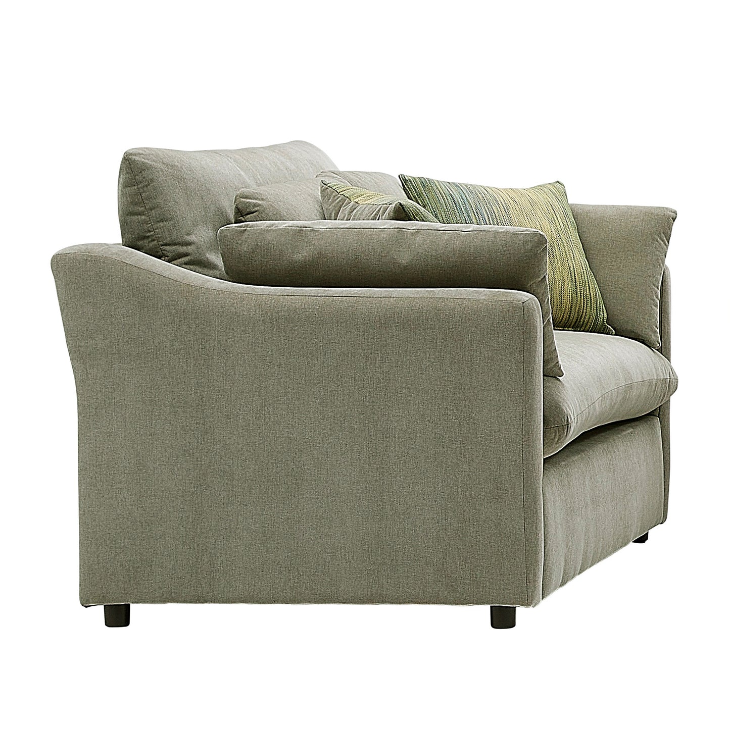 Roundhill Furniture Wilson Contemporary Upholstered Sofa