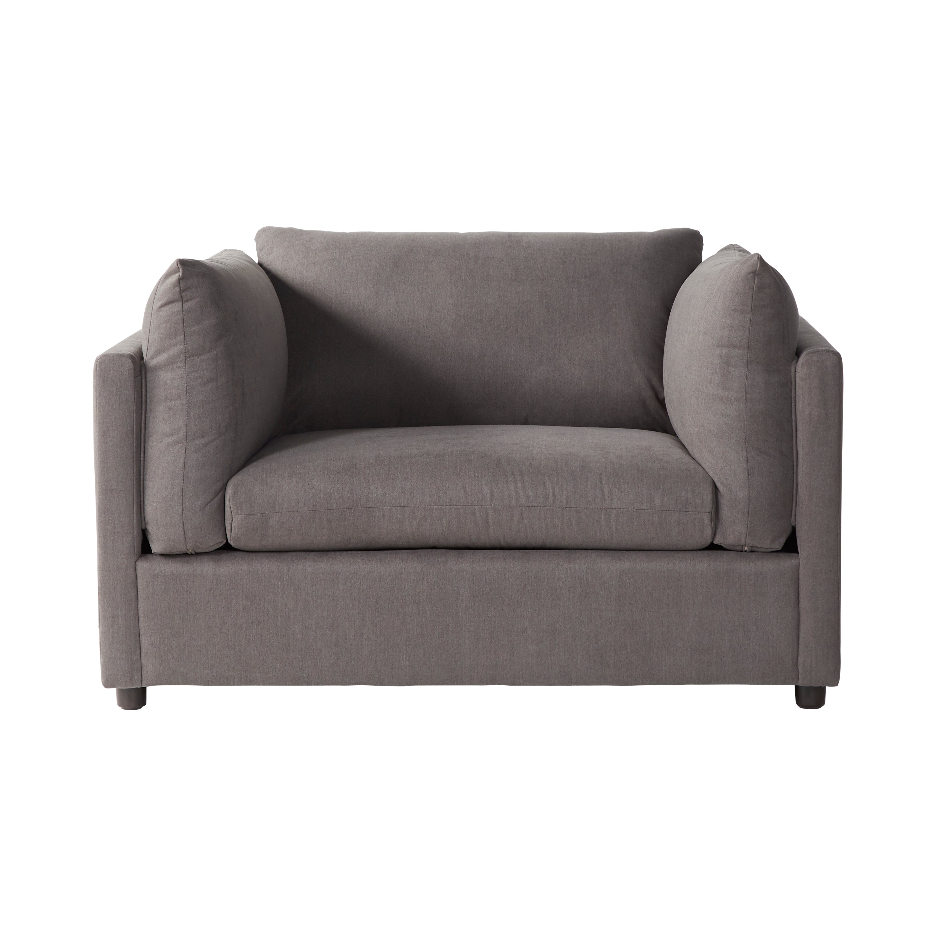 Oversized cuddle chair online with ottoman