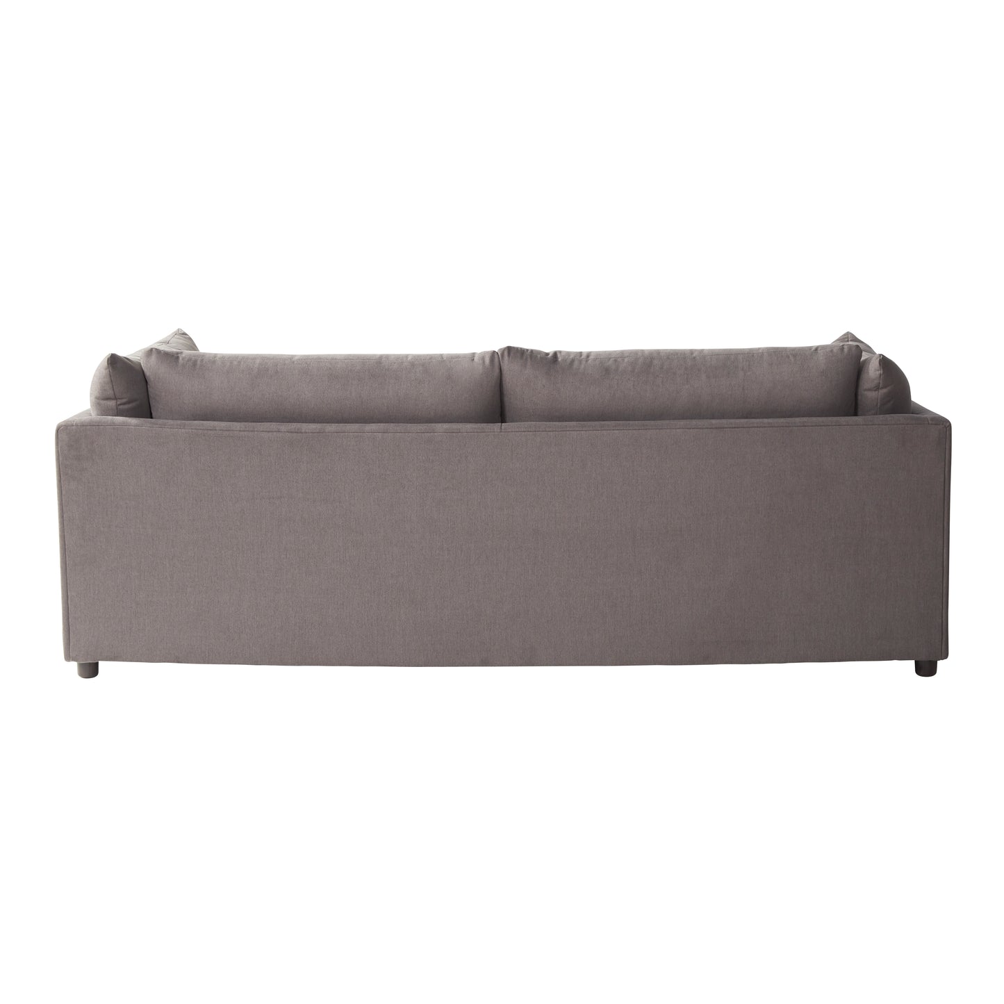 Roundhill Furniture Enda Pillow Back Fabric Sofa, Carbon Gray
