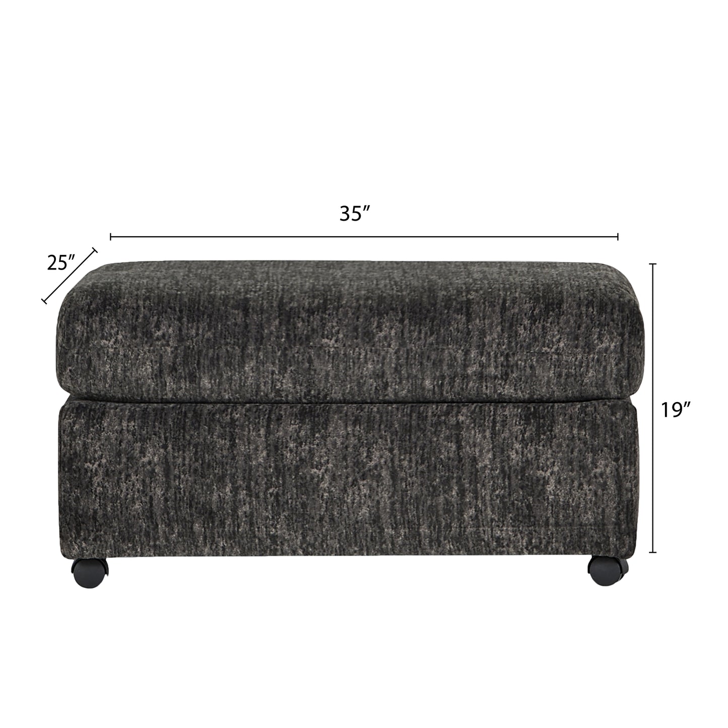 Roundhill Furniture Nason Living Room Ottoman