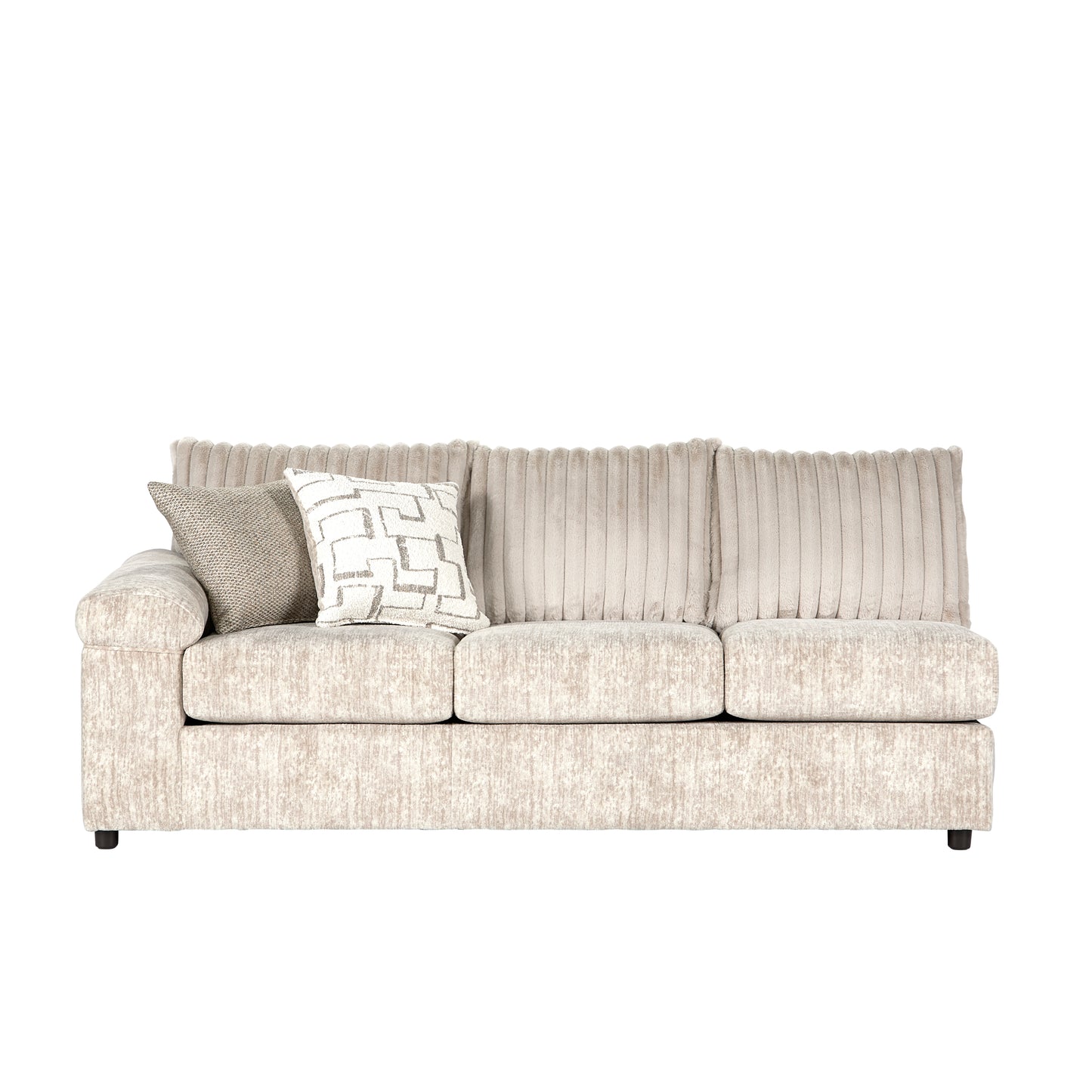 Roundhill Furniture Nason Wide Wale Corduroy Sectional Sofa Chaise Collection