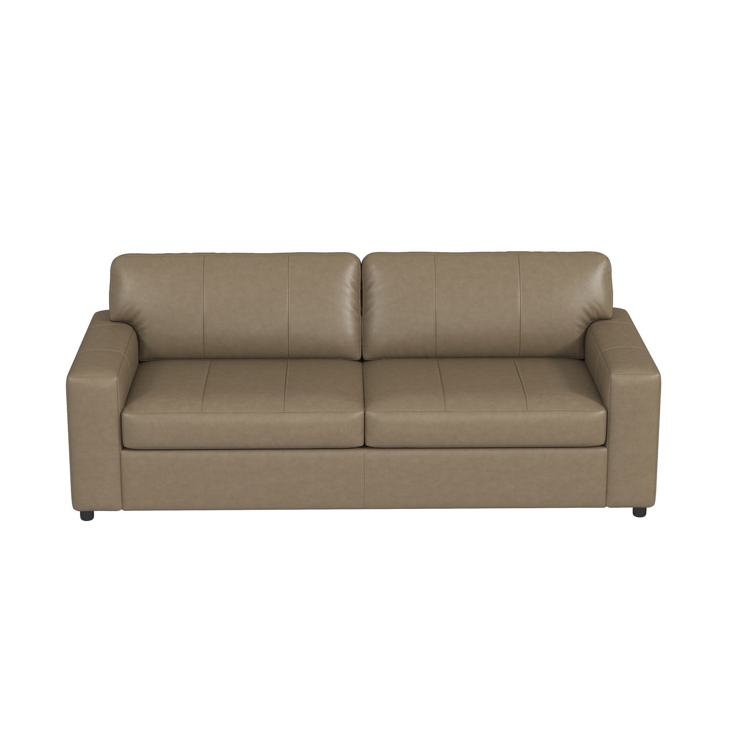 Roundhill Furniture Sakan Leather Upholstered Sofa