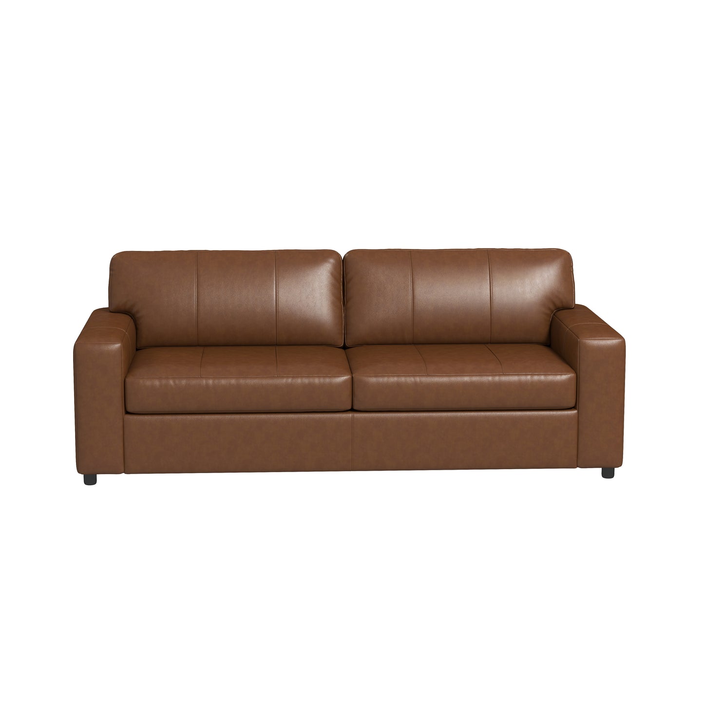 Roundhill Furniture Sakan Leather Upholstered Sofa