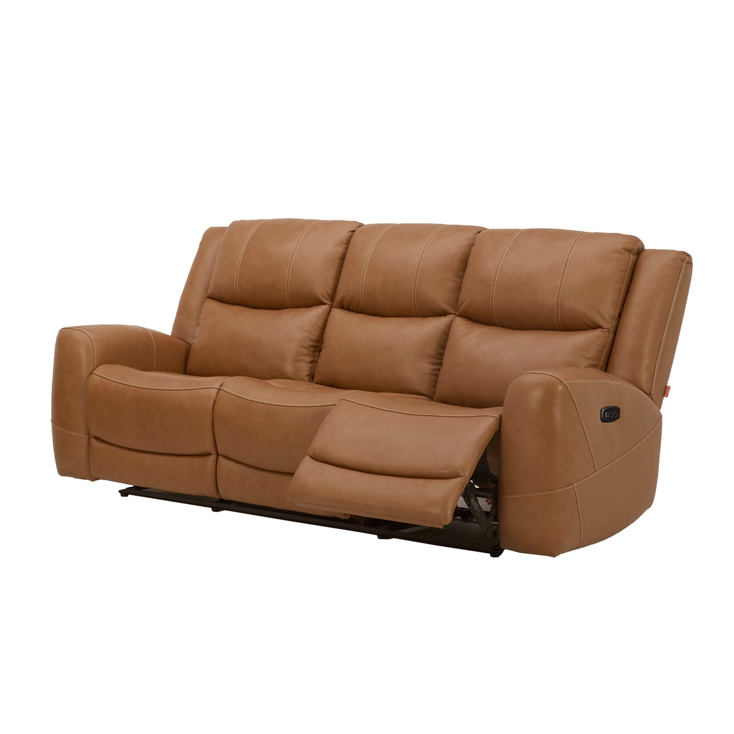 Roundhill Furniture Cozura Leather Power Dual Reclining Sofa