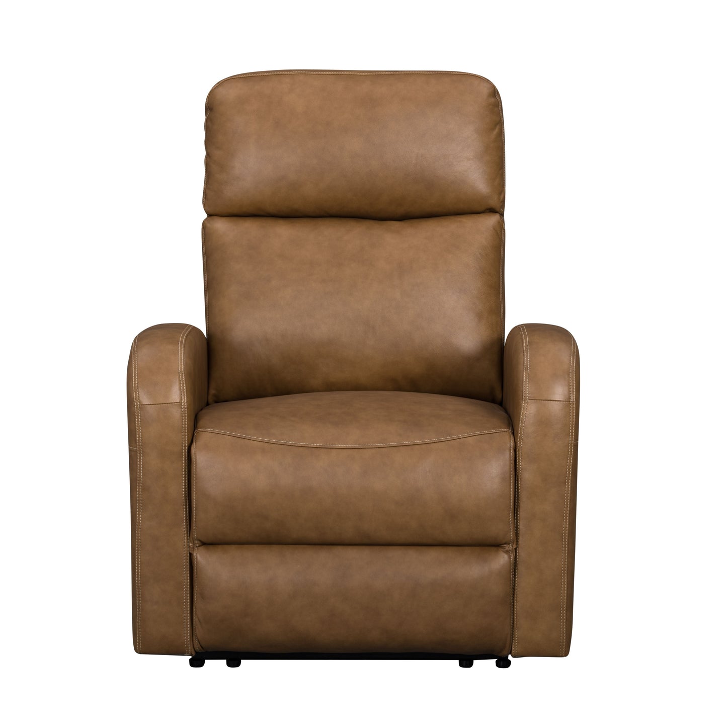 Roundhill Furniture Noah Leather Power Recliner Chair with Charging Port, One-Touch Electric Reclining Armchair