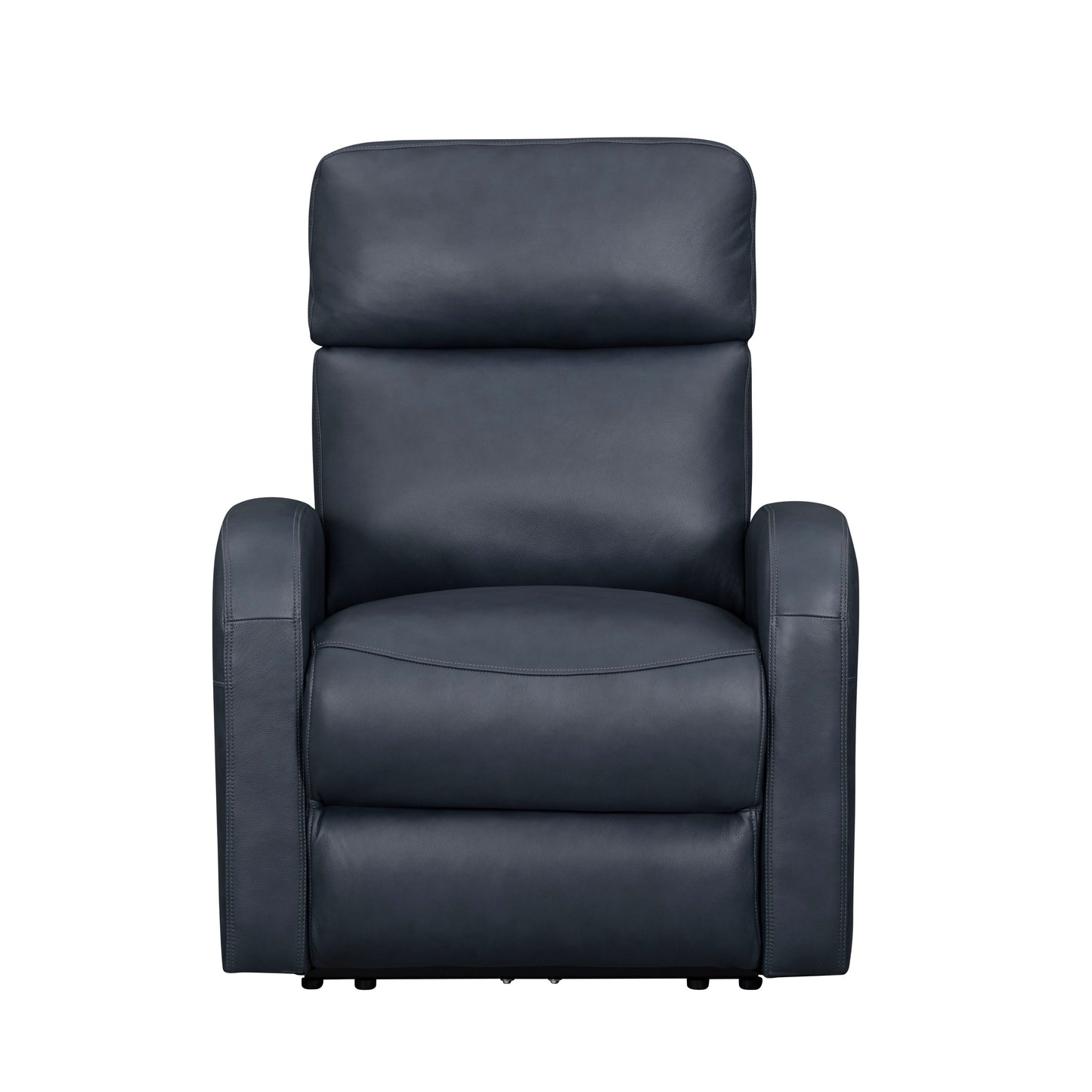 Roundhill Furniture Noah Leather Power Recliner Chair with Charging Port, One-Touch Electric Reclining Armchair