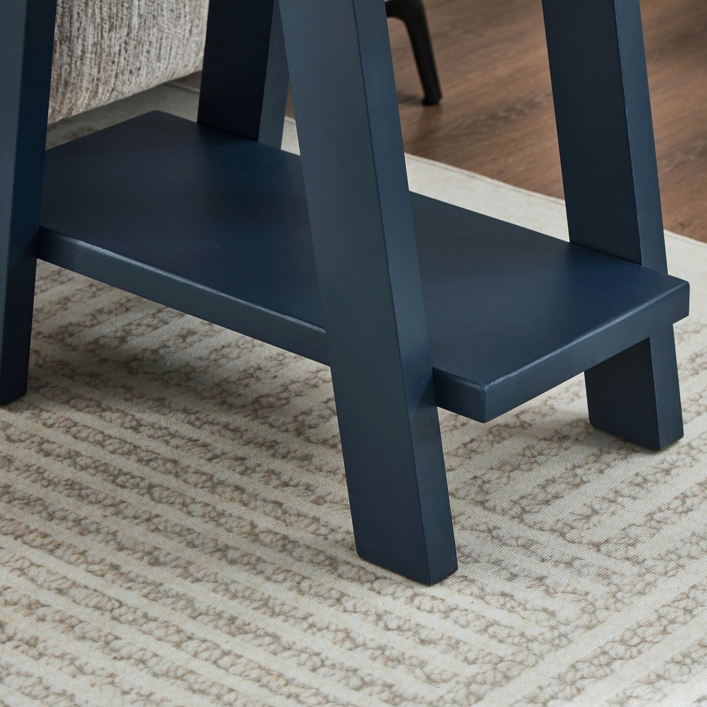 Roundhill Furniture Athens Contemporary Wood Shelf Side Table