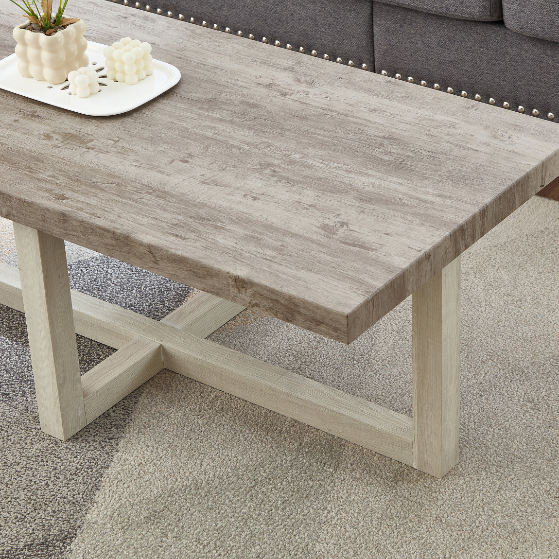 Roundhill Furniture Luno Contemporary Coffee Table
