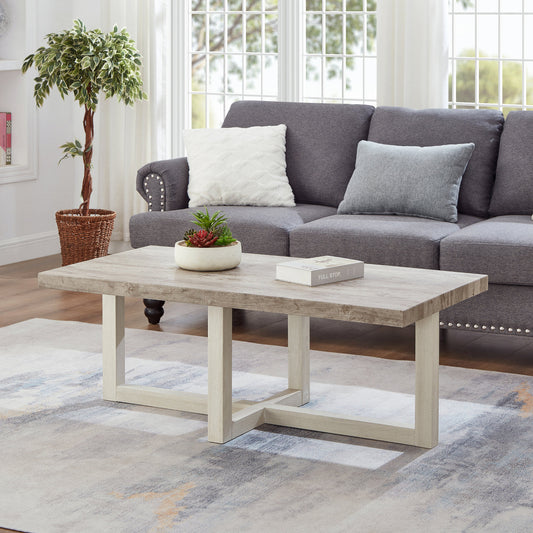 Roundhill Furniture Luno Contemporary Coffee Table