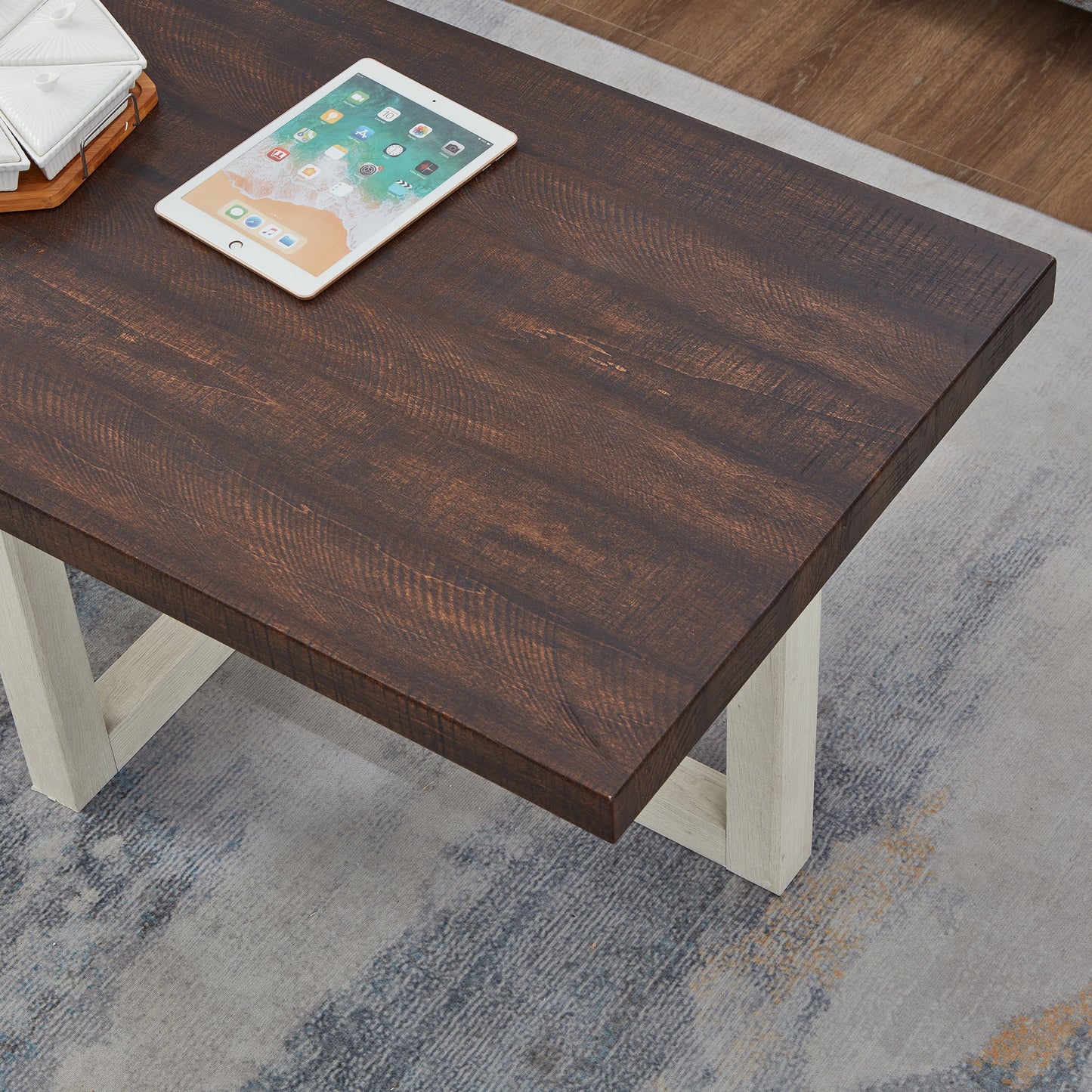 Roundhill Furniture Luno Contemporary Coffee Table