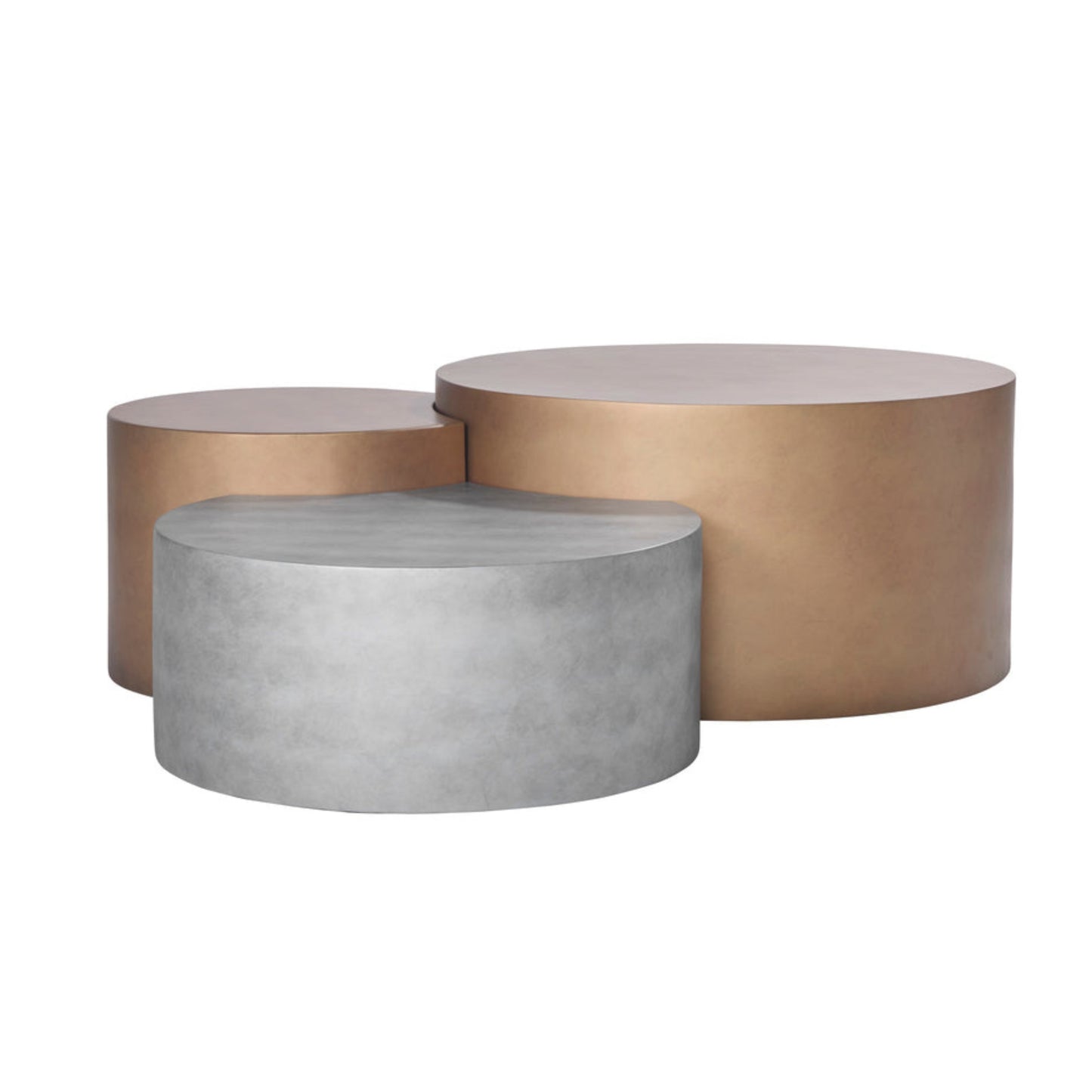 Roundhill Furniture Sovana Modern Indoor/Outdoor Nesting Coffee Table