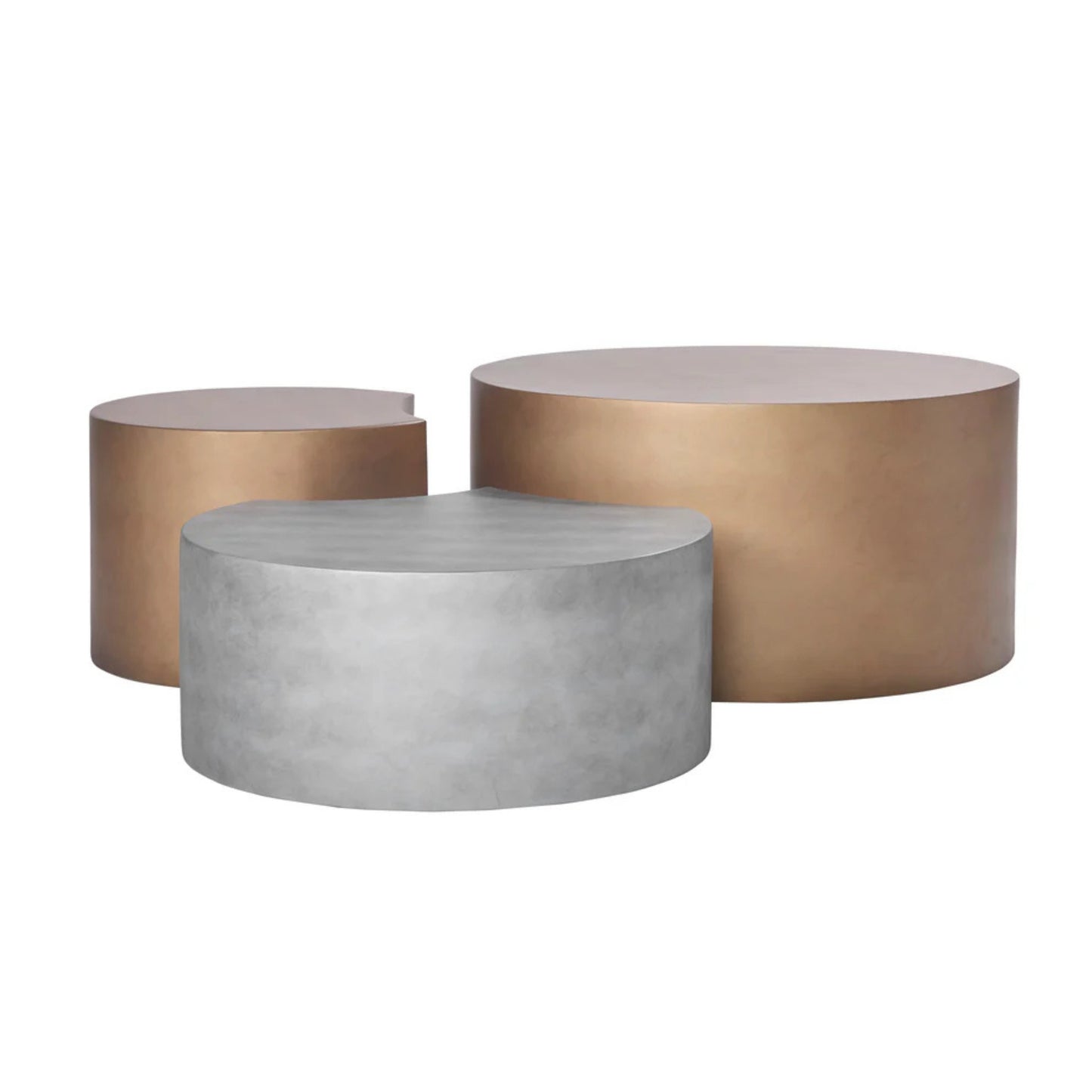 Roundhill Furniture Sovana Modern Indoor/Outdoor Nesting Coffee Table