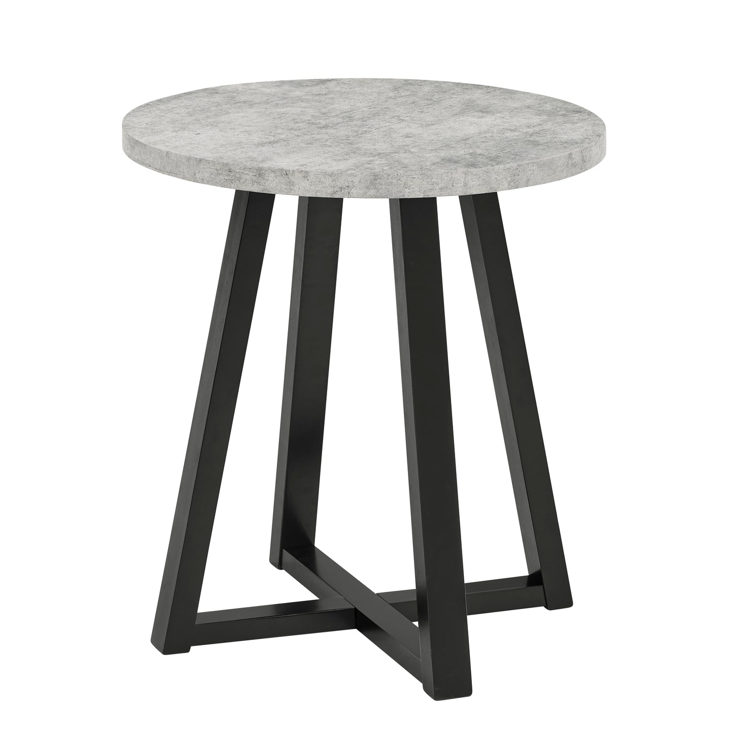 Tabner Modern Harmony Wood Round End Table