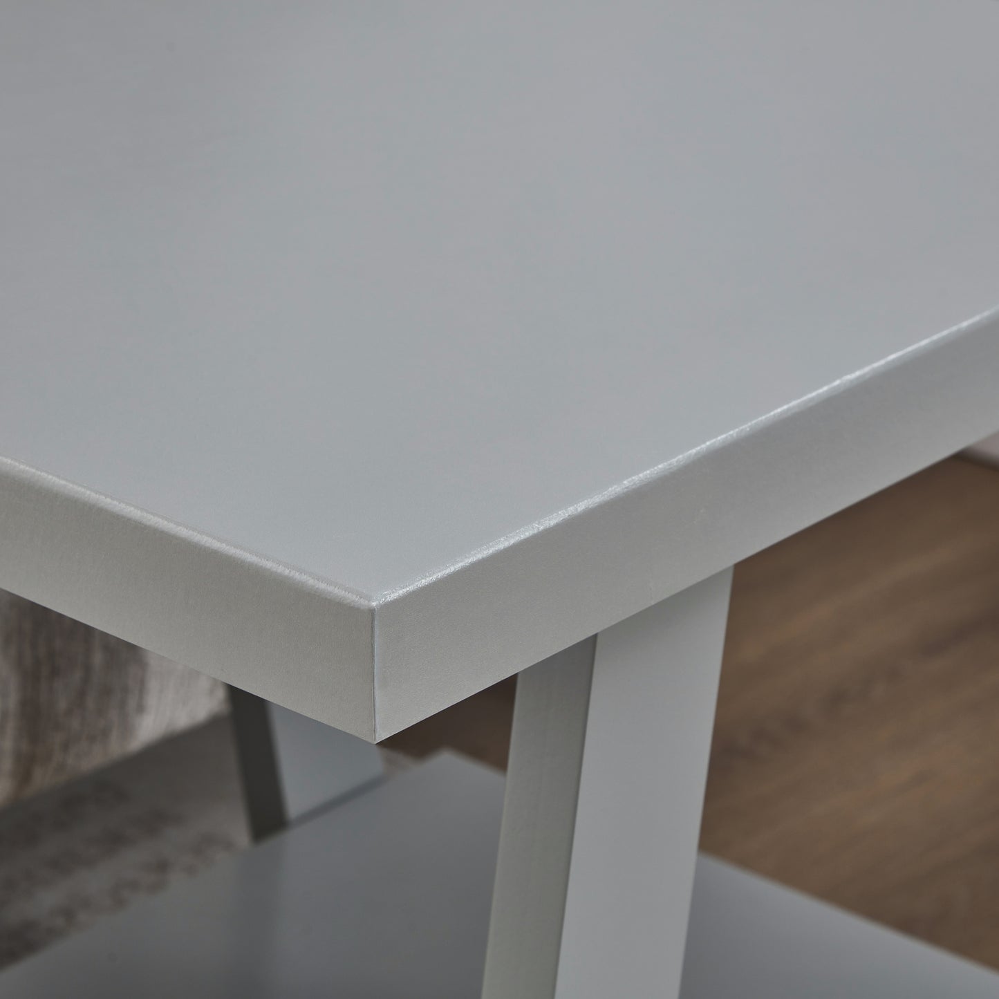 Roundhill Furniture Athens Contemporary Wood Shelf End Table