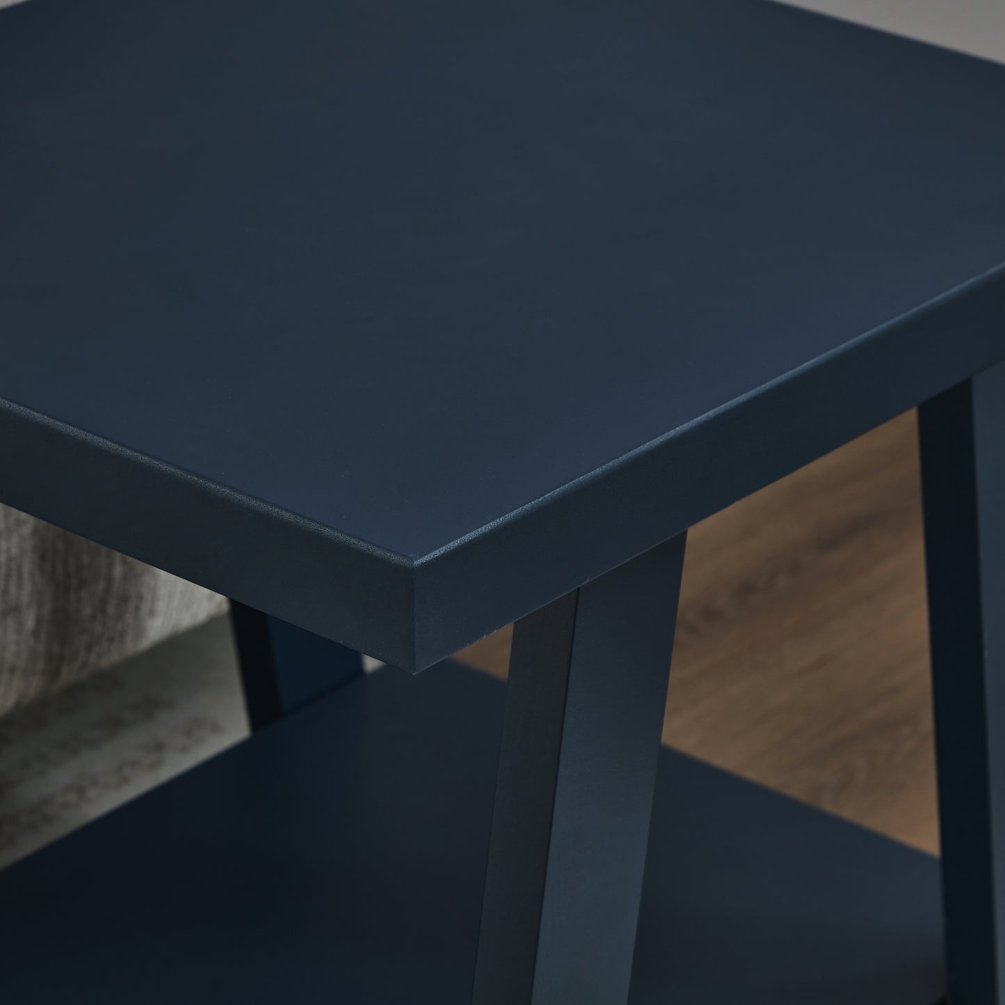 Roundhill Furniture Athens Contemporary Wood Shelf End Table