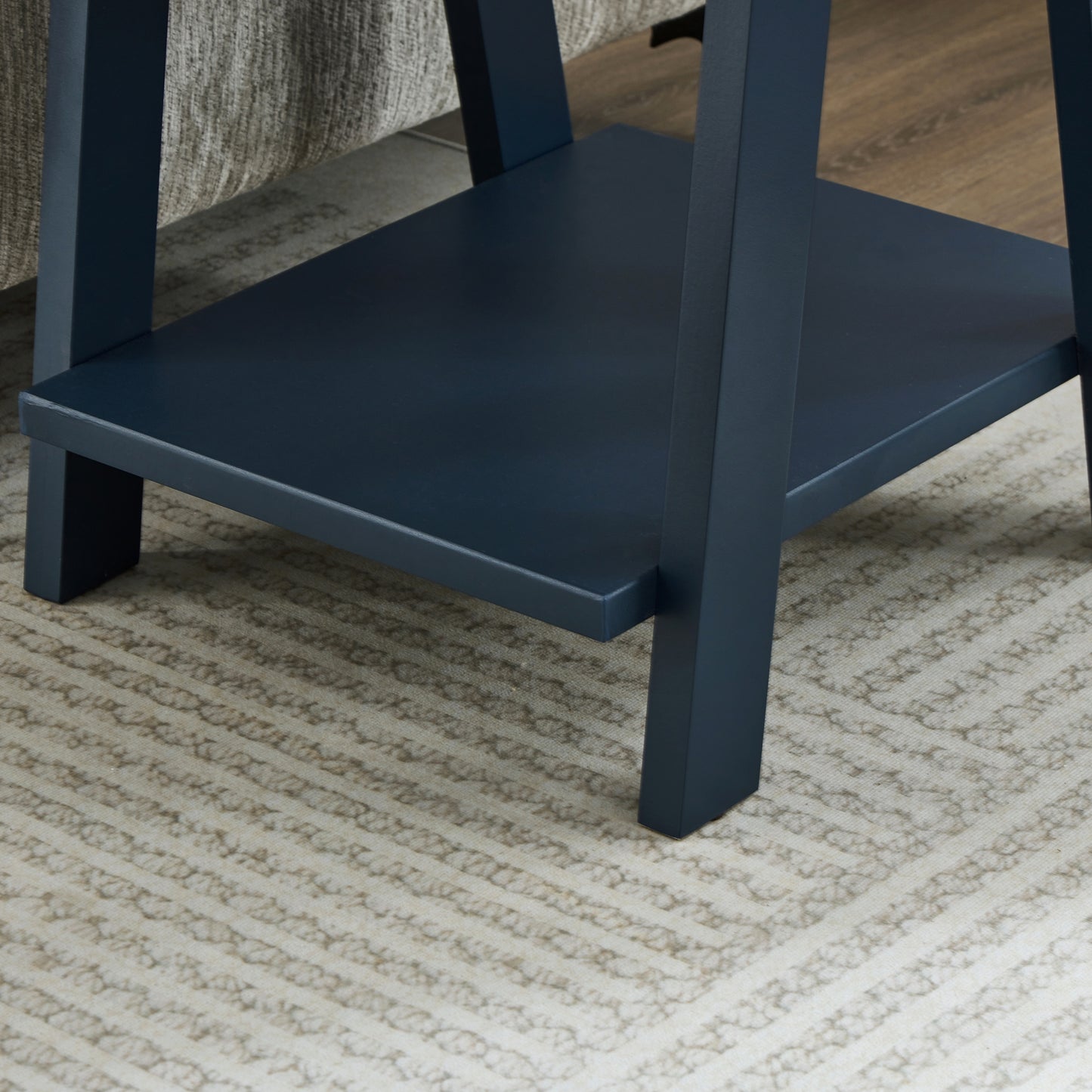 Roundhill Furniture Athens Contemporary Wood Shelf End Table