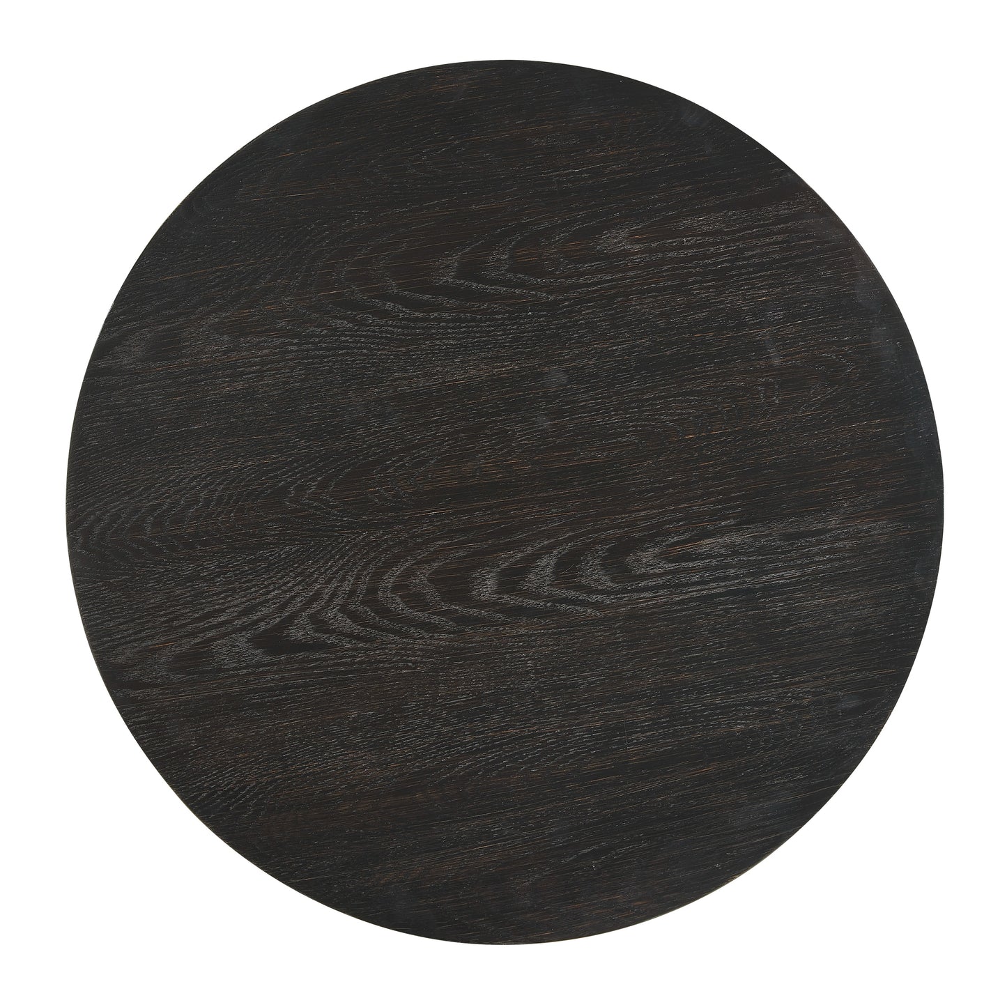 Roundhill Furniture Solmere 22" Round Wood Pedestal End Table