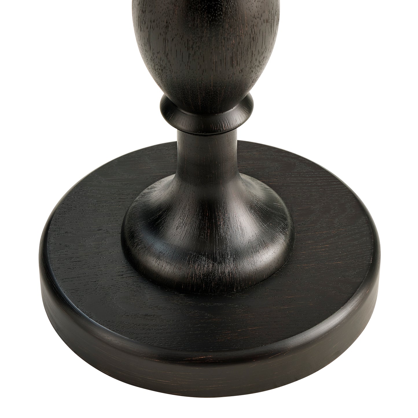 Roundhill Furniture Solmere 22" Round Wood Pedestal End Table